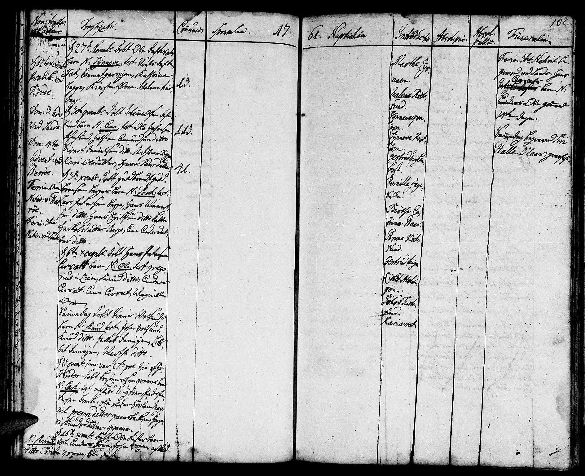 Ministerialprotokoller, klokkerbøker og fødselsregistre - Møre og Romsdal, SAT/A-1454/507/L0066: Parish register (official) no. 507A01, 1731-1766, p. 102