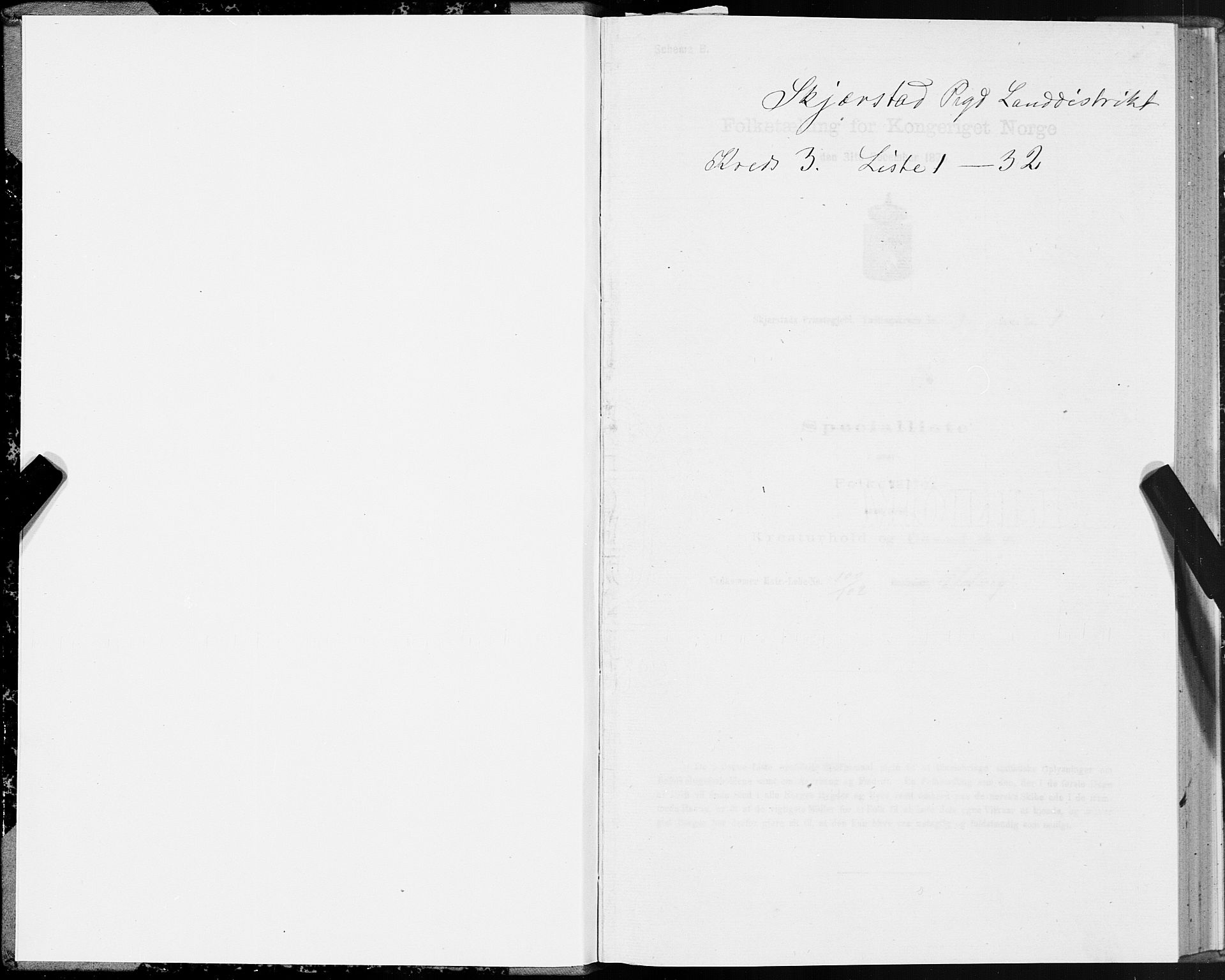 SAT, 1875 census for 1842P Skjerstad, 1875