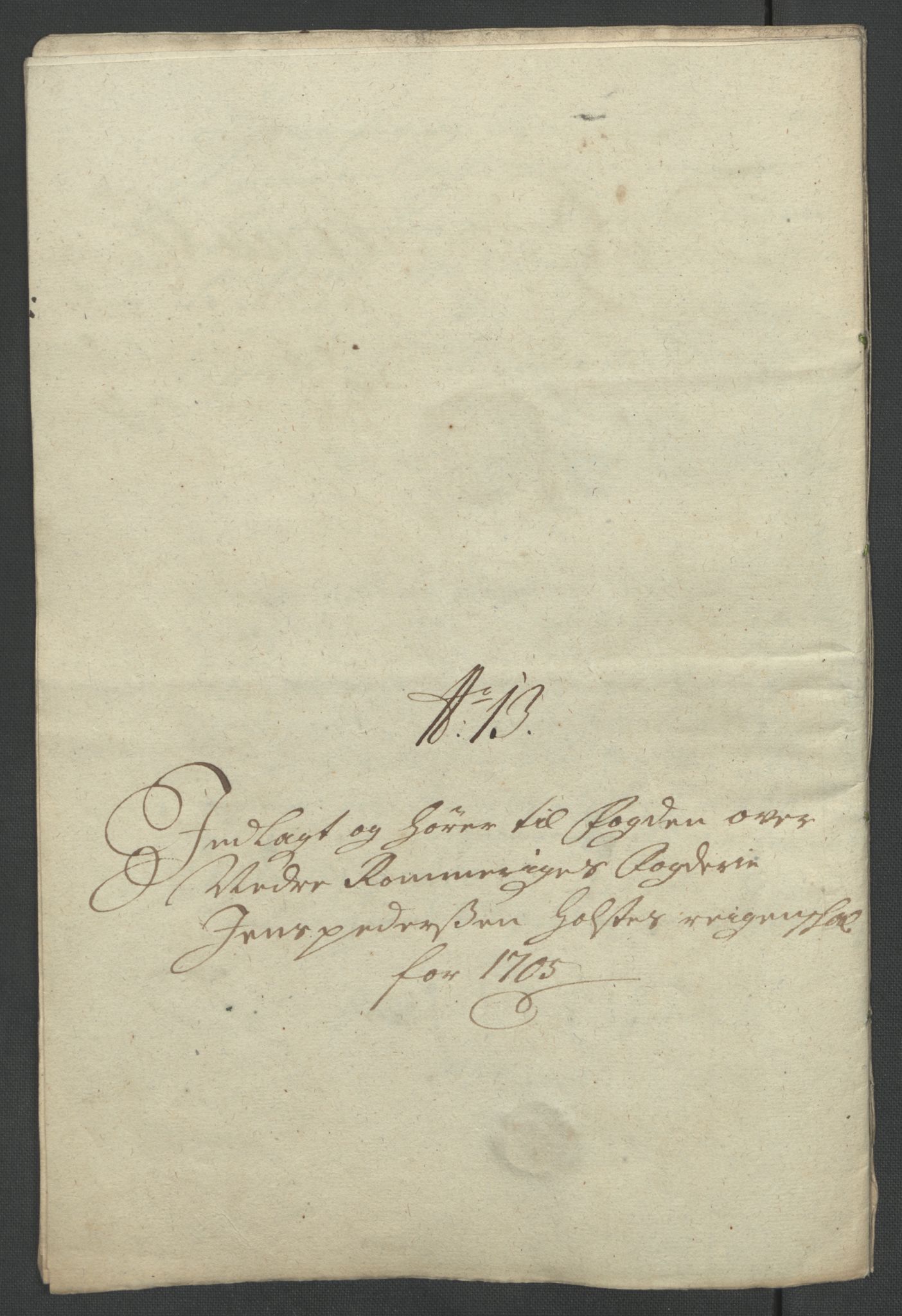 Rentekammeret inntil 1814, Reviderte regnskaper, Fogderegnskap, AV/RA-EA-4092/R11/L0589: Fogderegnskap Nedre Romerike, 1705, p. 199