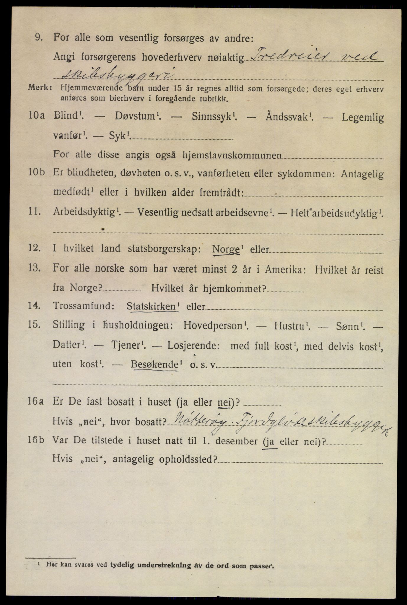 SAKO, 1920 census for Nøtterøy, 1920, p. 3846