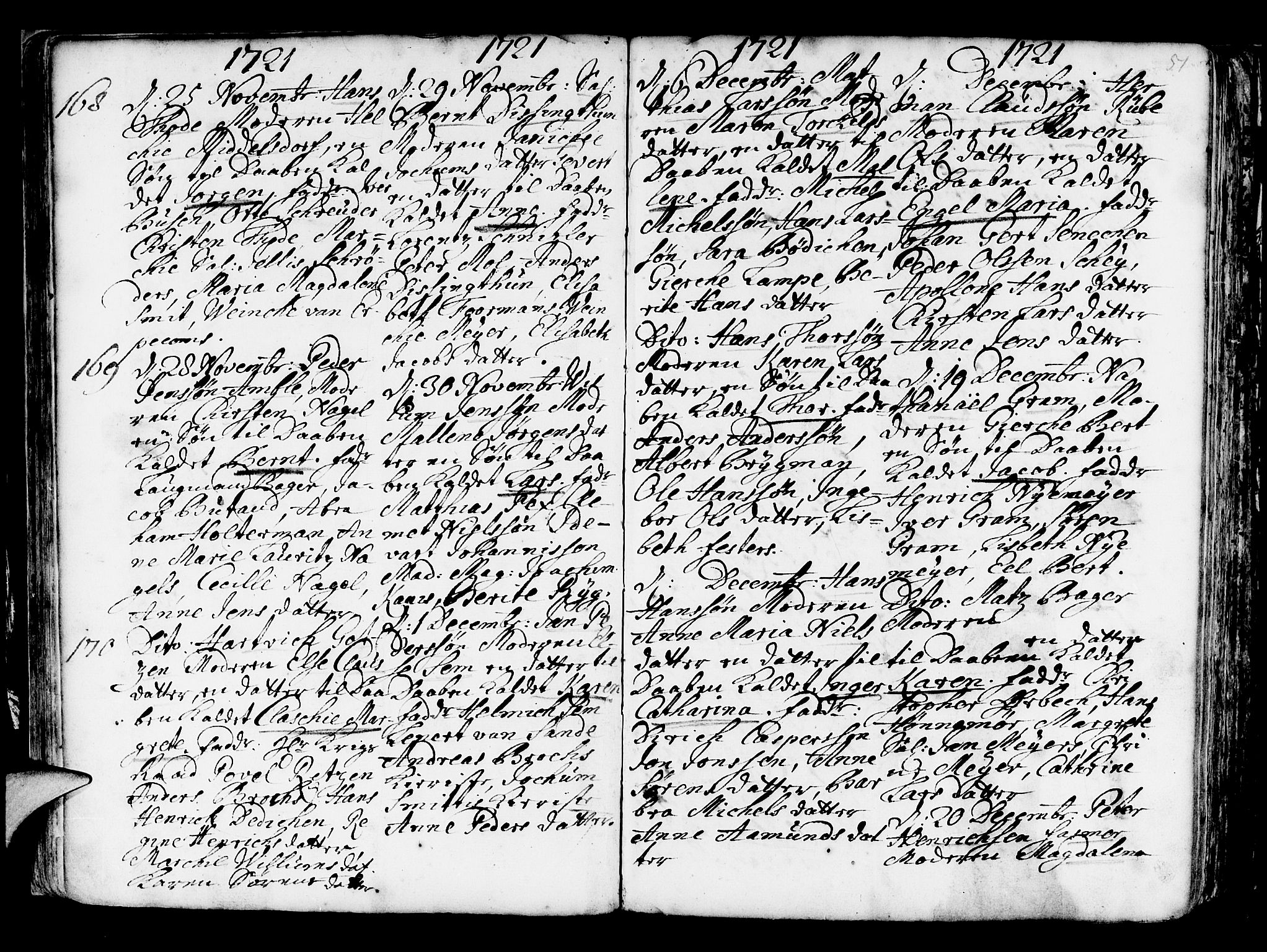 Nykirken Sokneprestembete, SAB/A-77101/H/Haa/L0003: Parish register (official) no. A 3, 1717-1764, p. 51