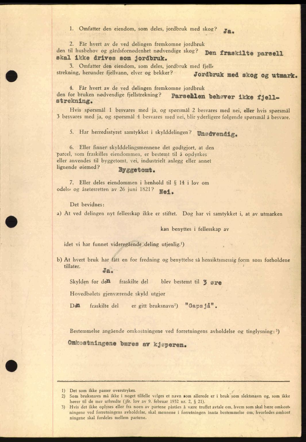 Romsdal sorenskriveri, AV/SAT-A-4149/1/2/2C: Mortgage book no. A7, 1939-1939, Diary no: : 1269/1939