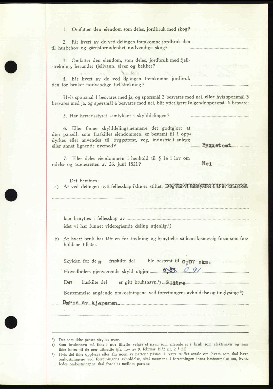 Nedenes sorenskriveri, SAK/1221-0006/G/Gb/Gba/L0063: Mortgage book no. A15, 1950-1950, Diary no: : 1424/1950
