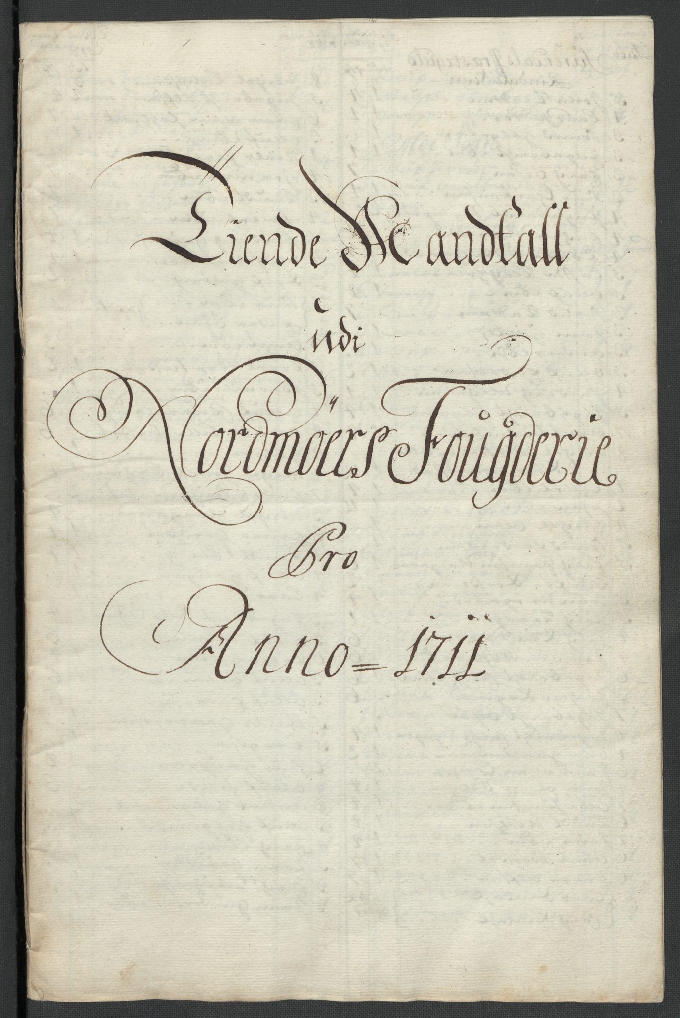 Rentekammeret inntil 1814, Reviderte regnskaper, Fogderegnskap, RA/EA-4092/R56/L3745: Fogderegnskap Nordmøre, 1711, p. 340
