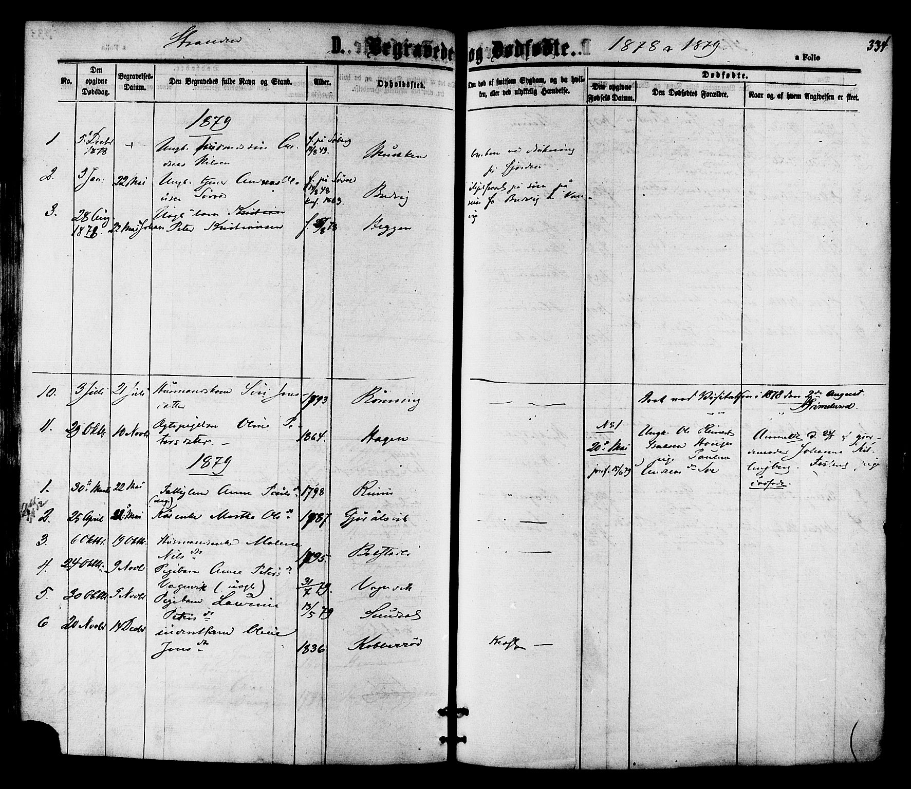 Ministerialprotokoller, klokkerbøker og fødselsregistre - Nord-Trøndelag, SAT/A-1458/701/L0009: Parish register (official) no. 701A09 /2, 1864-1882, p. 334