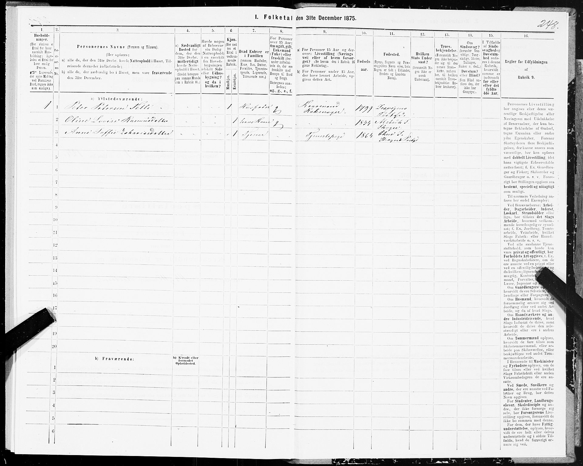 SAT, 1875 census for 1719P Skogn, 1875, p. 1248