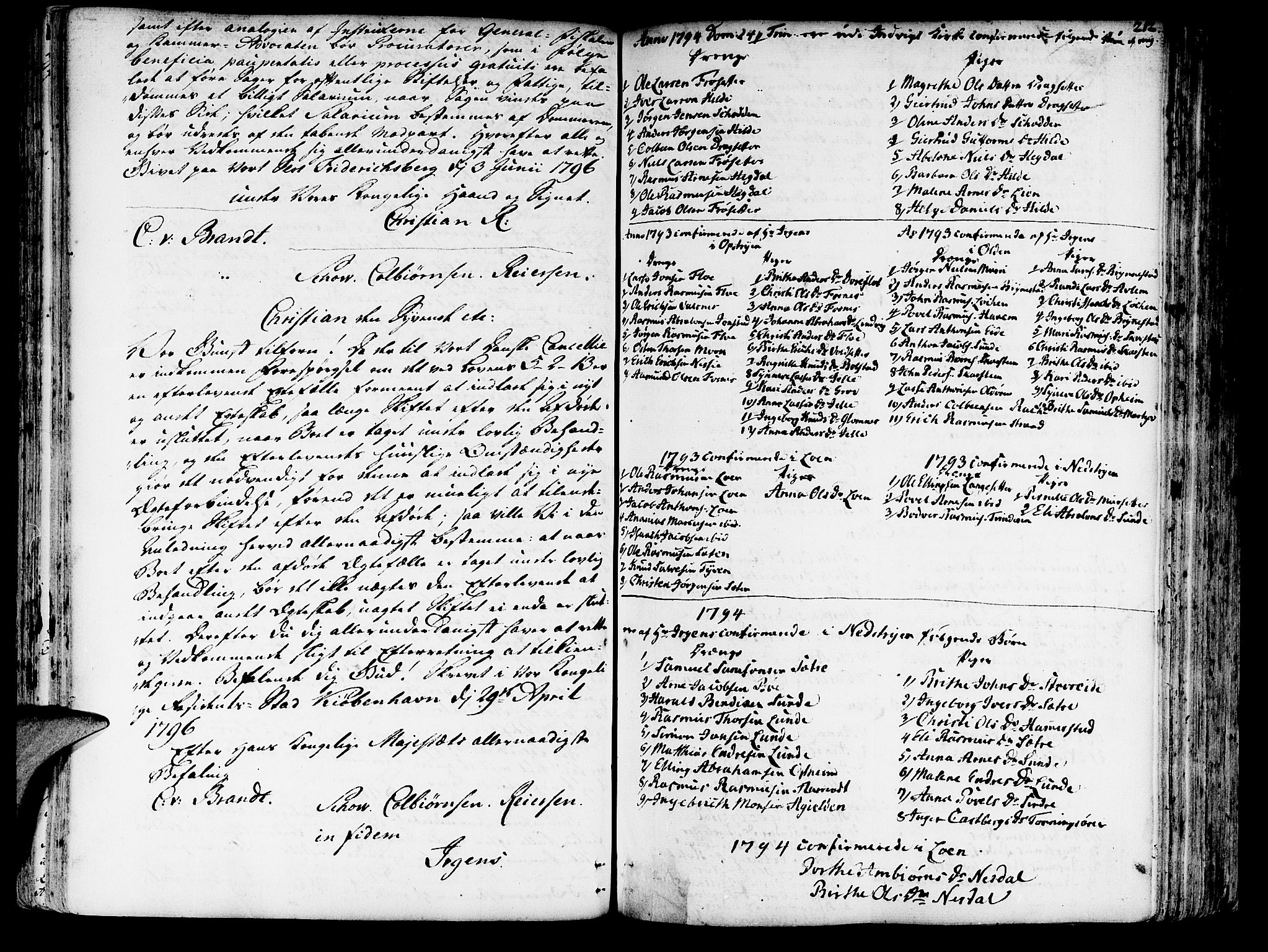Innvik sokneprestembete, SAB/A-80501: Other parish register no. I.2.A, 1750-1835, p. 212
