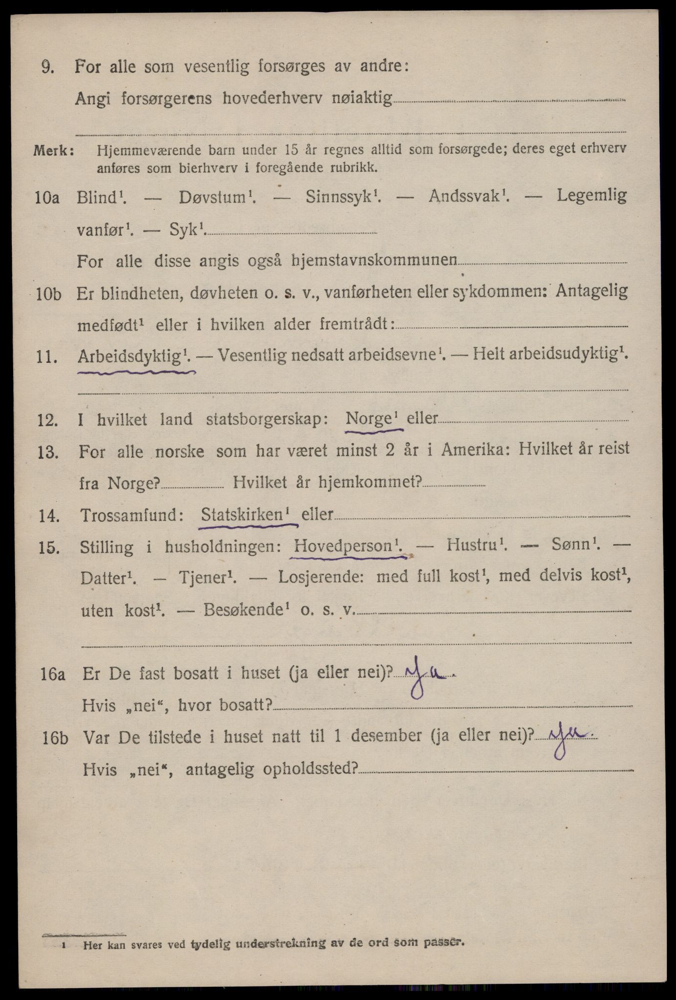 SAKO, 1920 census for Seljord, 1920, p. 6153