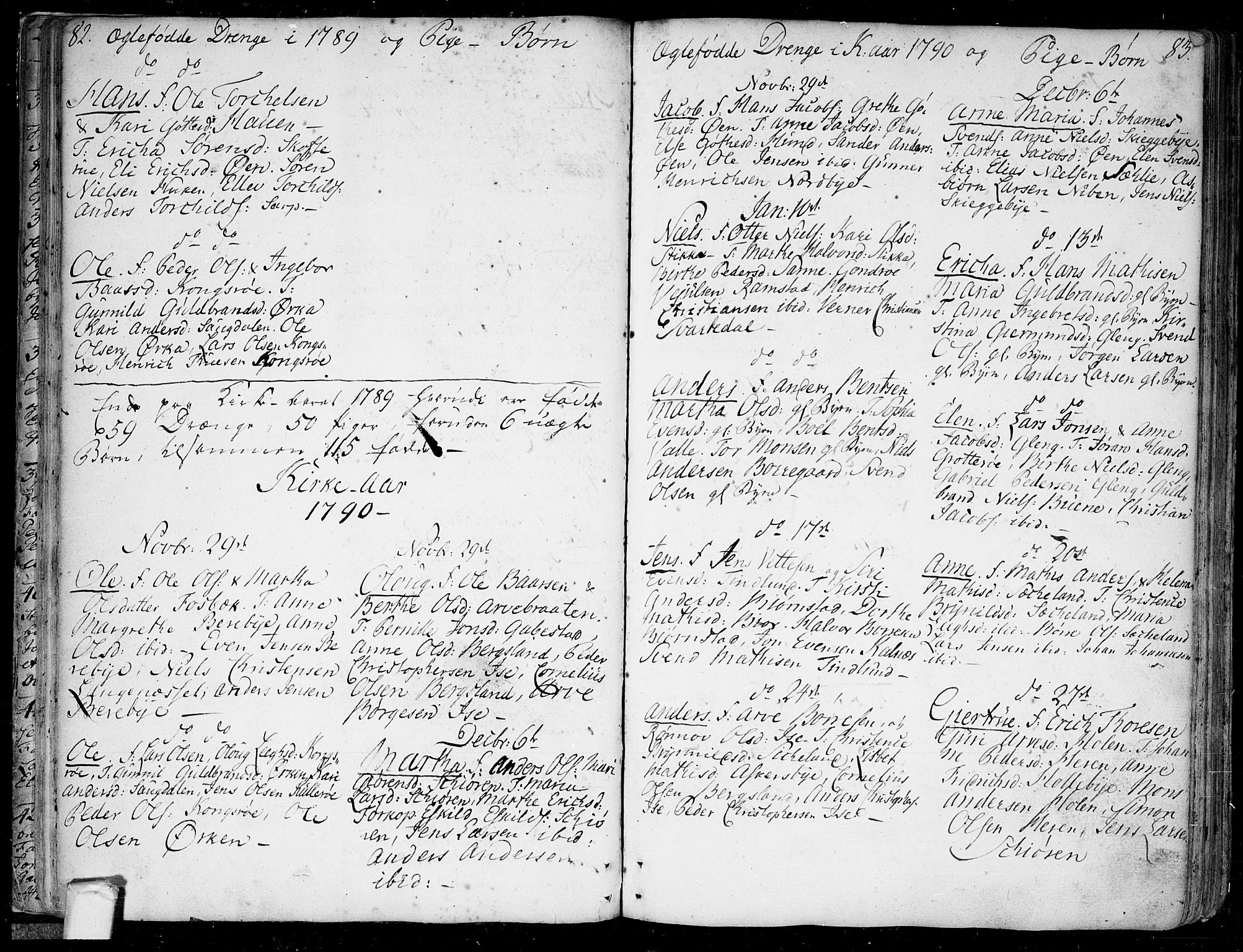 Tune prestekontor Kirkebøker, SAO/A-2007/F/Fa/L0003: Parish register (official) no. 3, 1781-1796, p. 82-83