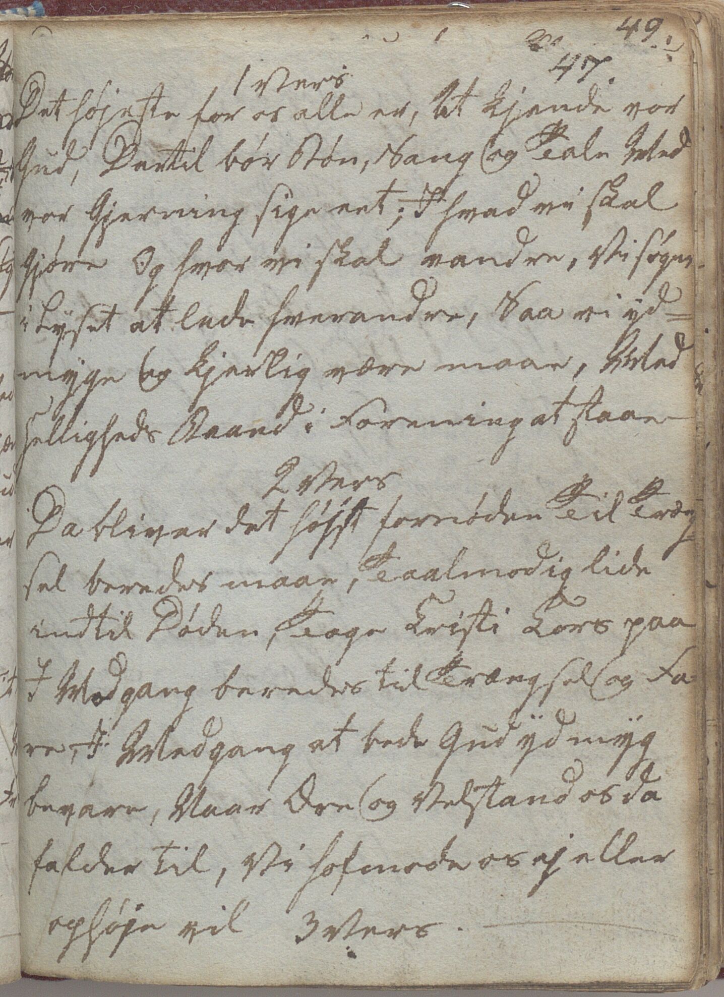 Heggtveitsamlingen, TMF/A-1007/H/L0047/0005: Kopibøker, brev etc.  / "MF I"(Kopibok frå Heggtveits samling), 1800-1823, p. 47