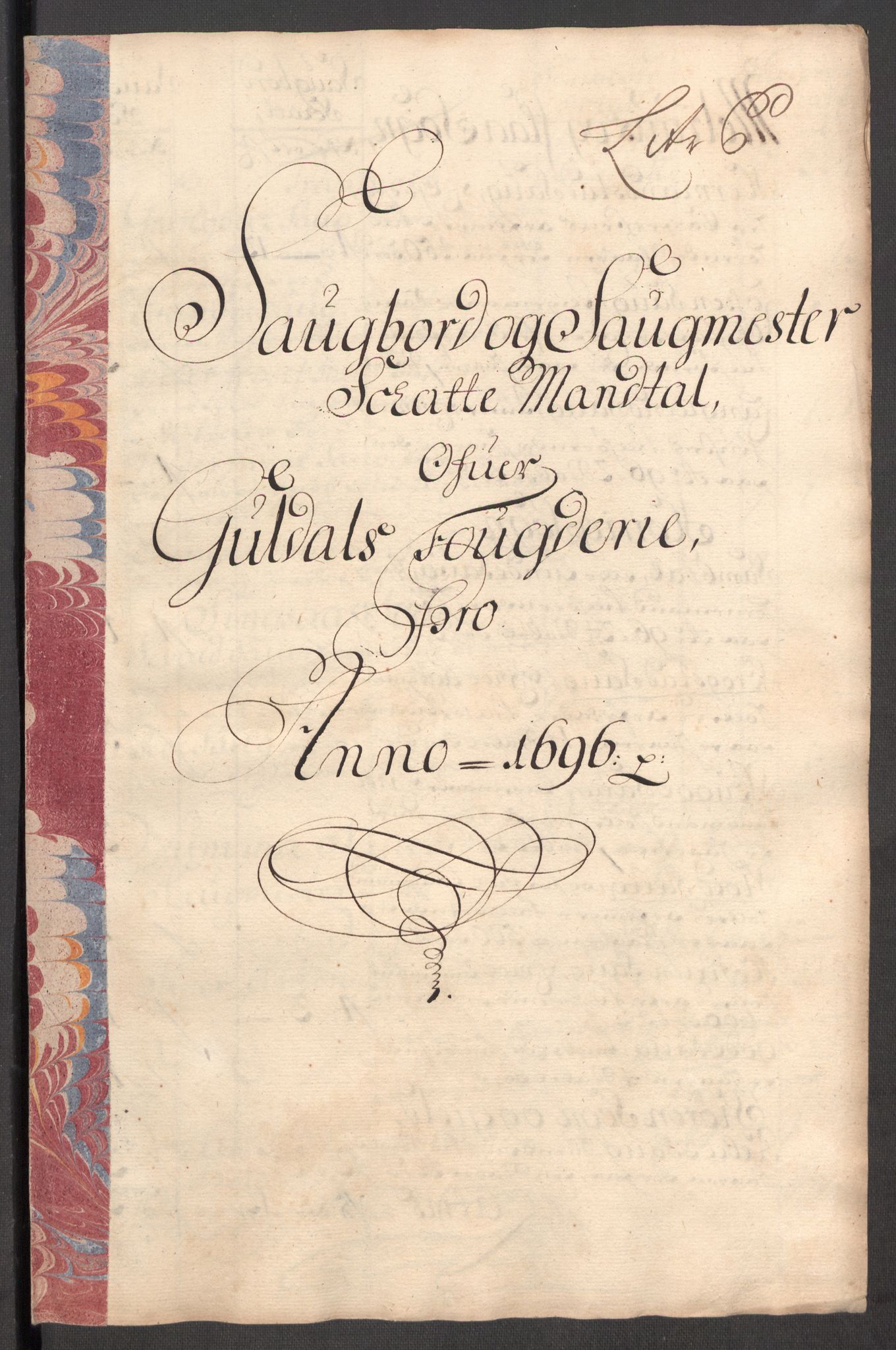 Rentekammeret inntil 1814, Reviderte regnskaper, Fogderegnskap, RA/EA-4092/R60/L3946: Fogderegnskap Orkdal og Gauldal, 1696, p. 341