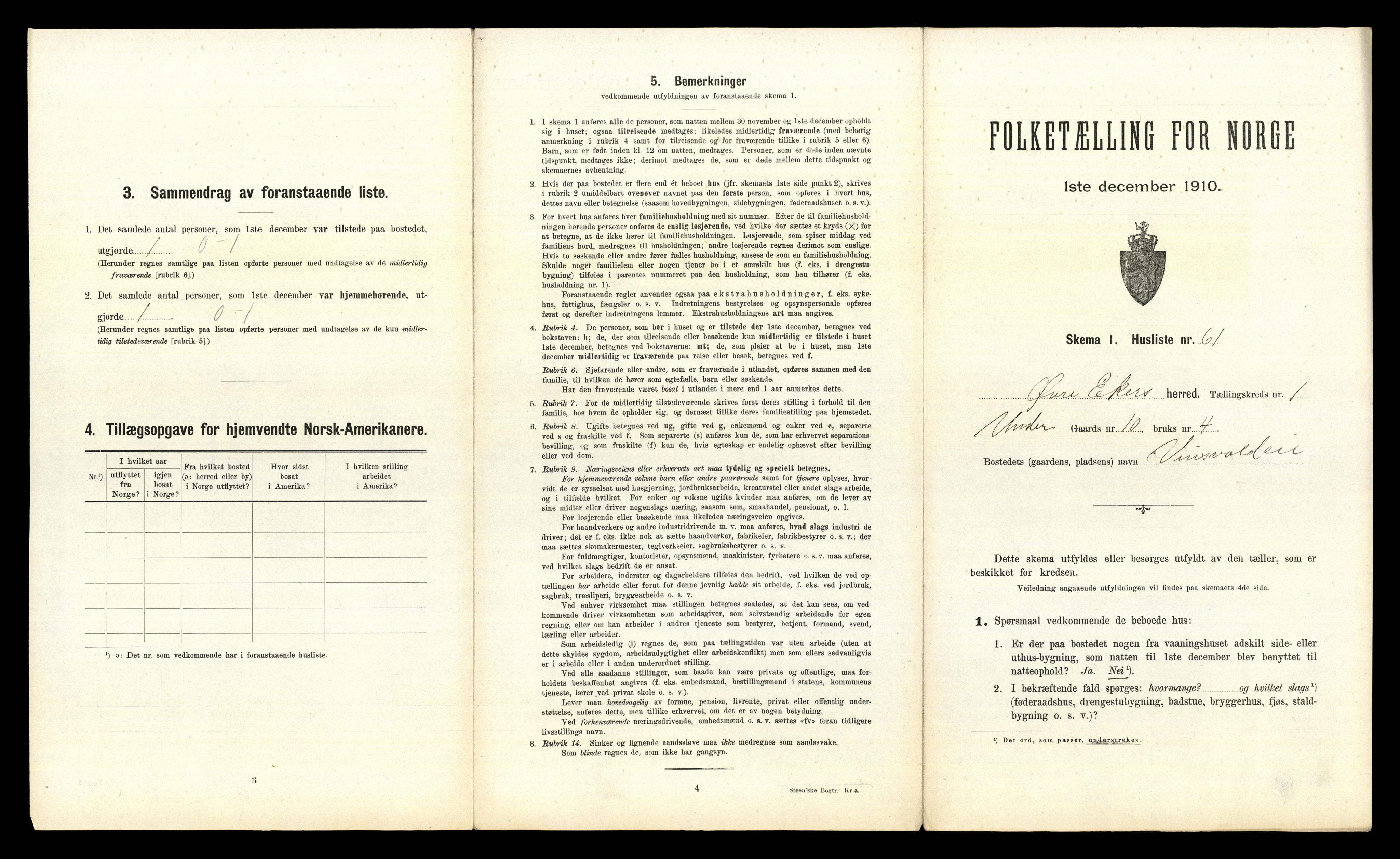 RA, 1910 census for Øvre Eiker, 1910, p. 211