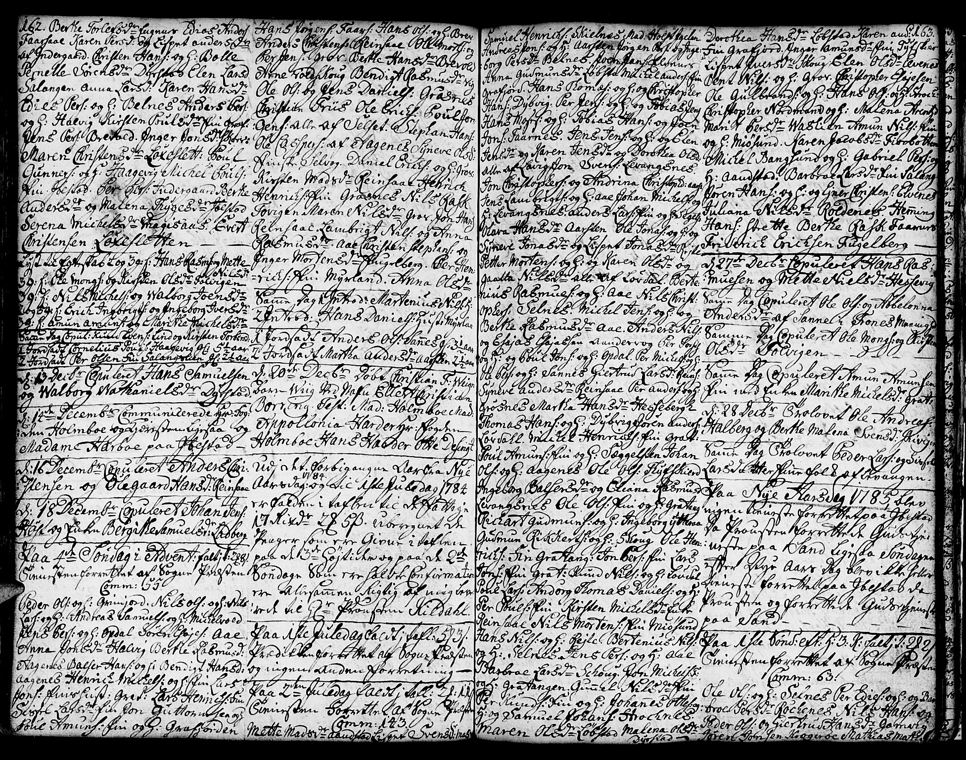 Ibestad sokneprestembete, SATØ/S-0077/H/Ha/Hab/L0001klokker: Parish register (copy) no. 1, 1776-1808, p. 162-163