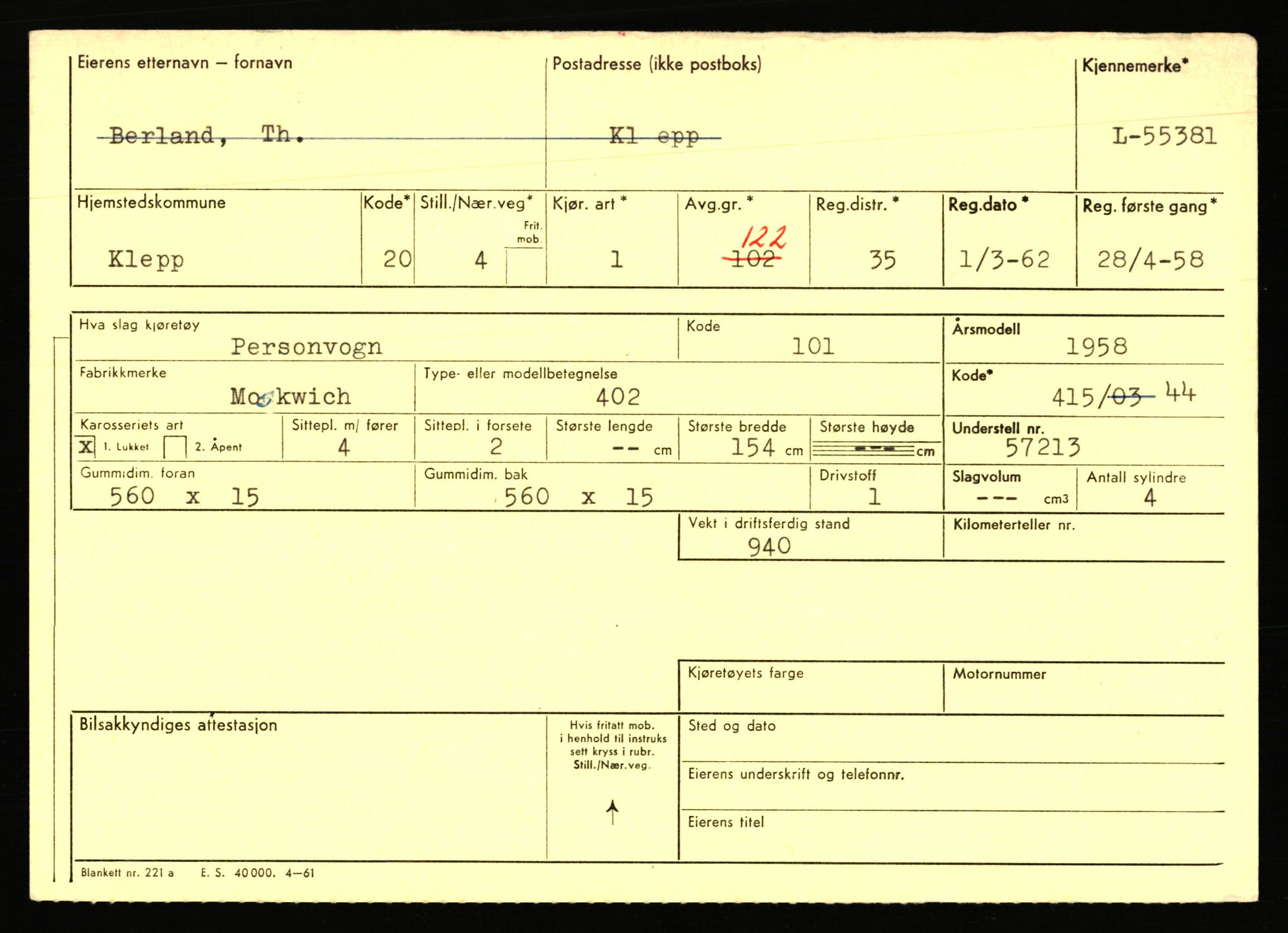 Stavanger trafikkstasjon, AV/SAST-A-101942/0/F/L0054: L-54200 - L-55699, 1930-1971, p. 2345