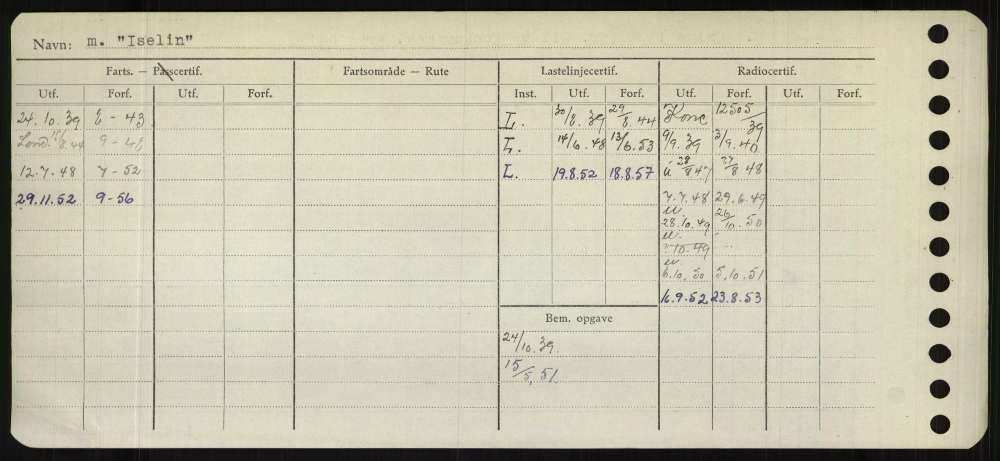 Sjøfartsdirektoratet med forløpere, Skipsmålingen, AV/RA-S-1627/H/Hb/L0003: Fartøy, I-N, p. 18