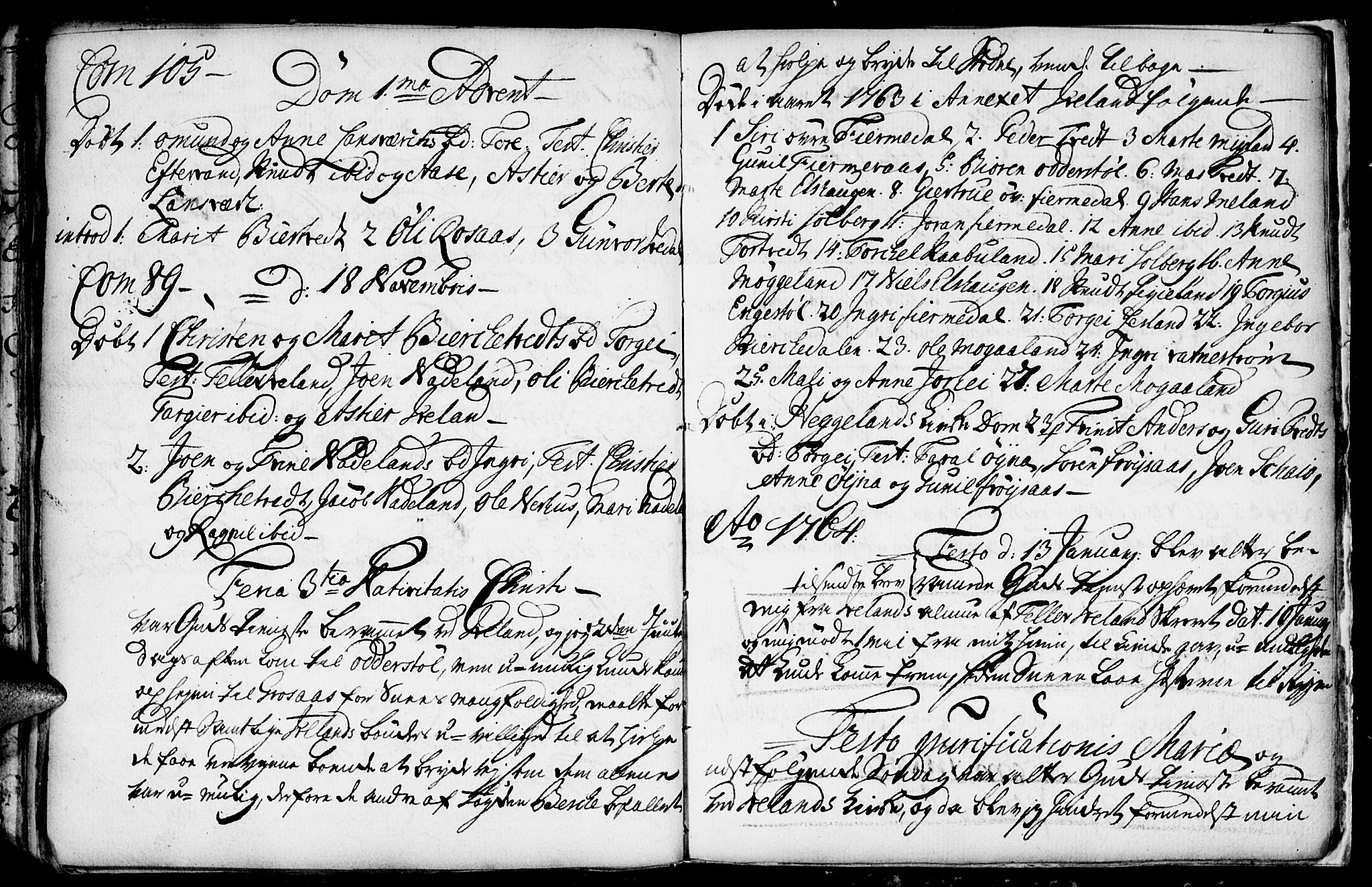 Evje sokneprestkontor, AV/SAK-1111-0008/F/Fa/Fac/L0001: Parish register (official) no. A 1, 1705-1764, p. 345-346