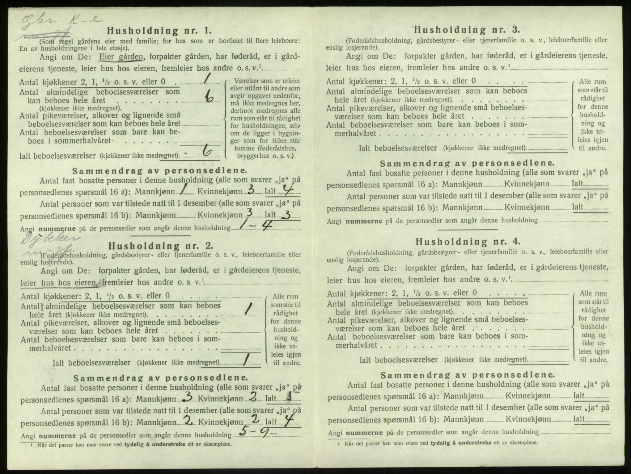 SAB, 1920 census for Sør-Vågsøy, 1920, p. 539