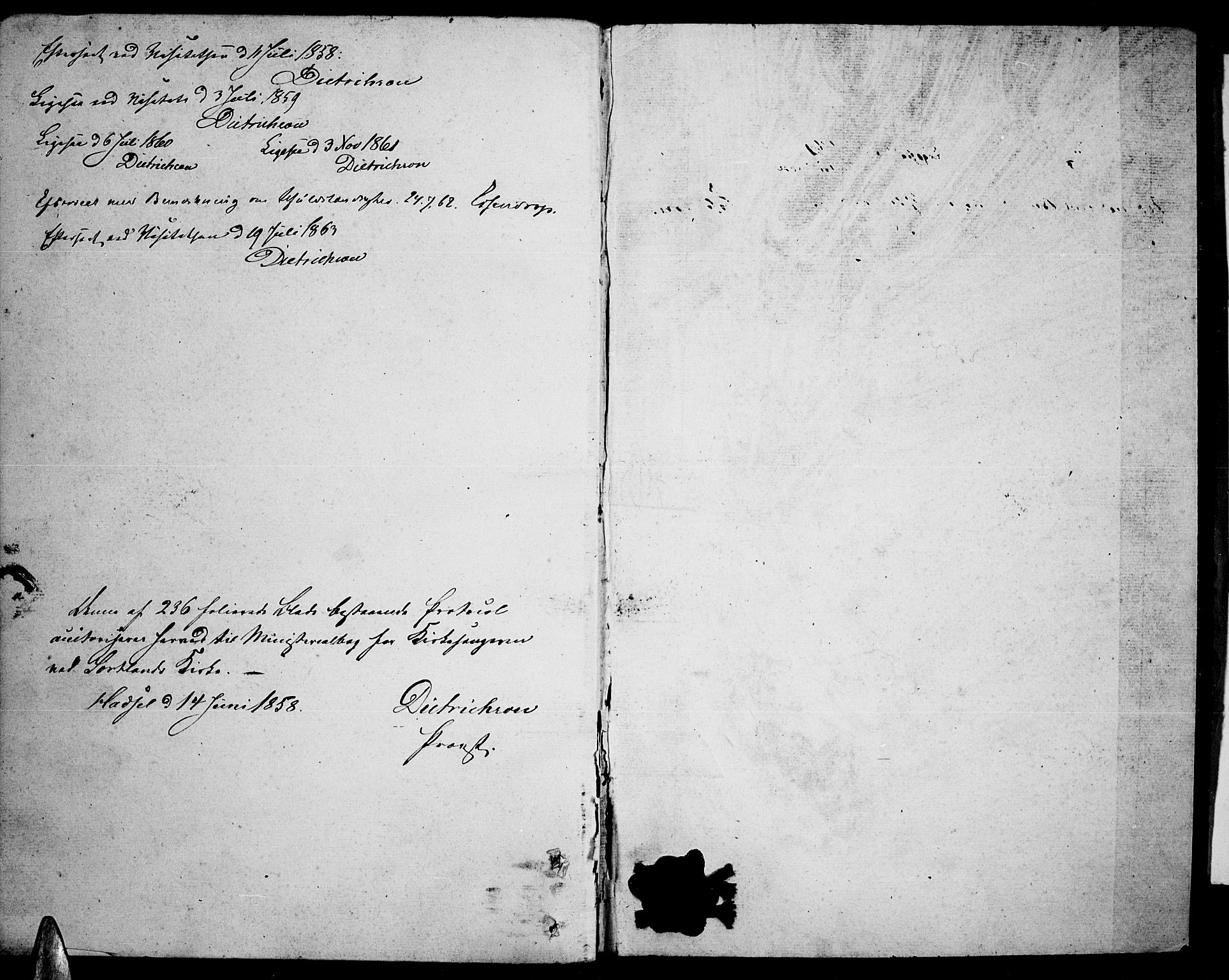 Ministerialprotokoller, klokkerbøker og fødselsregistre - Nordland, SAT/A-1459/895/L1380: Parish register (copy) no. 895C02, 1857-1863