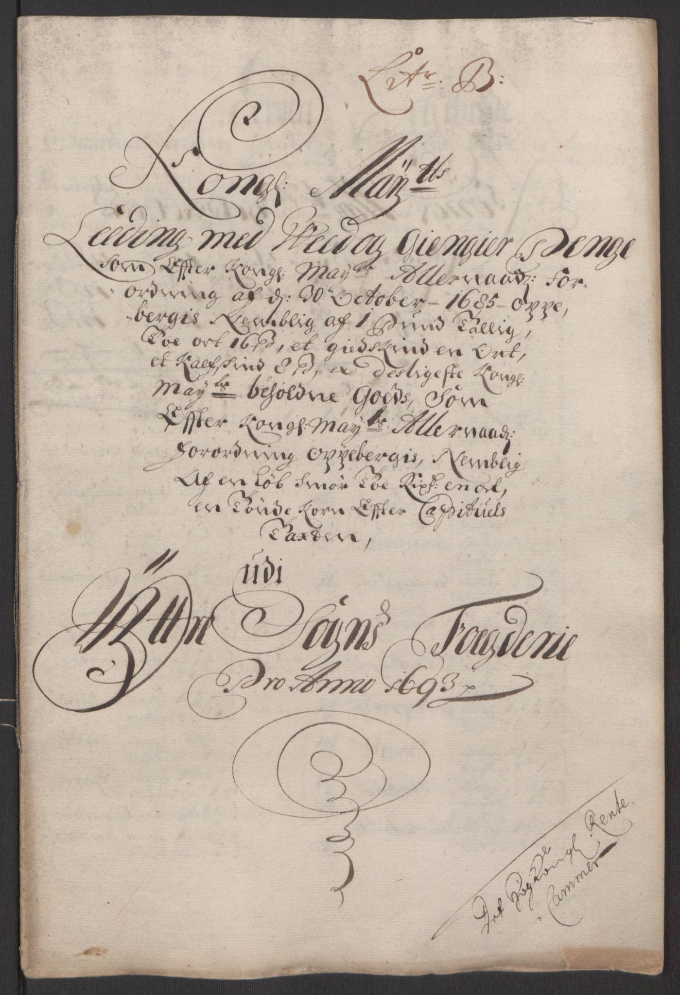 Rentekammeret inntil 1814, Reviderte regnskaper, Fogderegnskap, RA/EA-4092/R52/L3307: Fogderegnskap Sogn, 1693-1694, p. 203