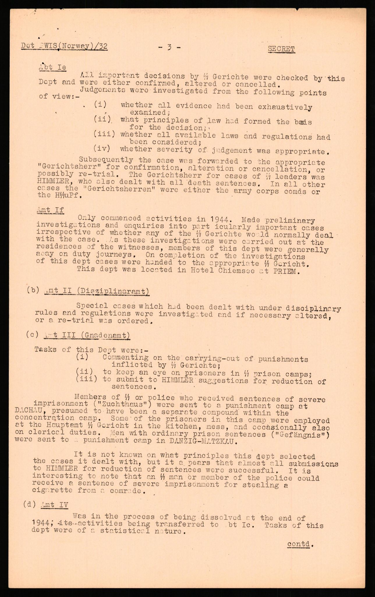 Forsvaret, Forsvarets overkommando II, AV/RA-RAFA-3915/D/Db/L0024: CI Questionaires. Tyske okkupasjonsstyrker i Norge. Tyskere., 1945-1946, p. 82