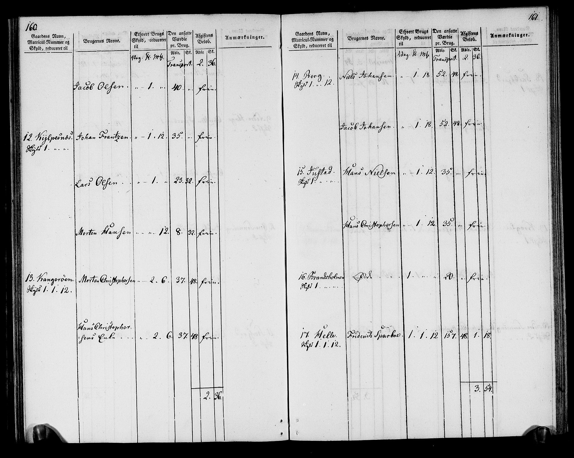 Rentekammeret inntil 1814, Realistisk ordnet avdeling, AV/RA-EA-4070/N/Ne/Nea/L0164: Vesterålen, Andenes og Lofoten fogderi. Oppebørselsregister, 1803, p. 83