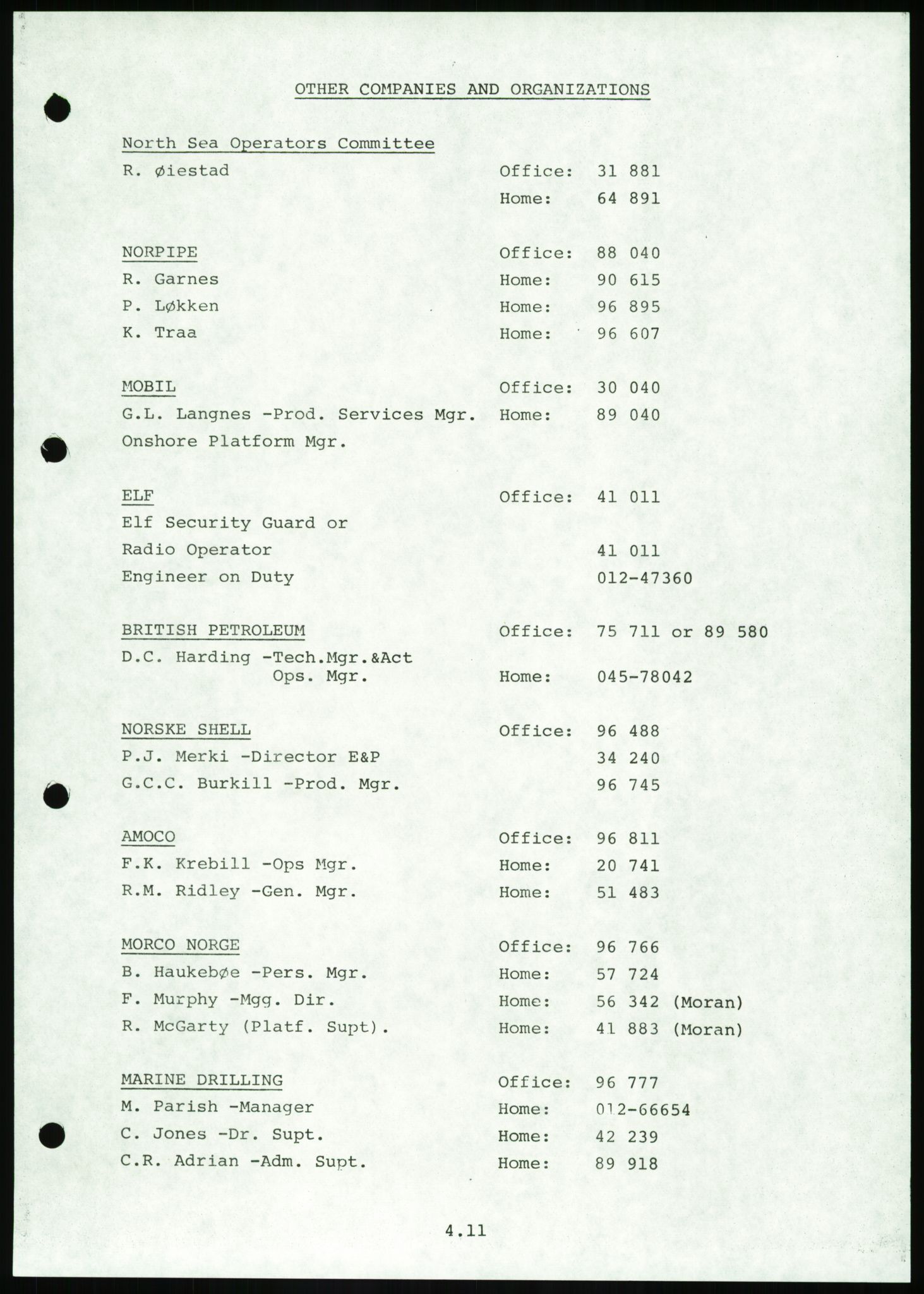 Justisdepartementet, Granskningskommisjonen ved Alexander Kielland-ulykken 27.3.1980, AV/RA-S-1165/D/L0016: O Beredskapsplaner (Doku.liste + O1-O3 av 3), 1980-1981, p. 278