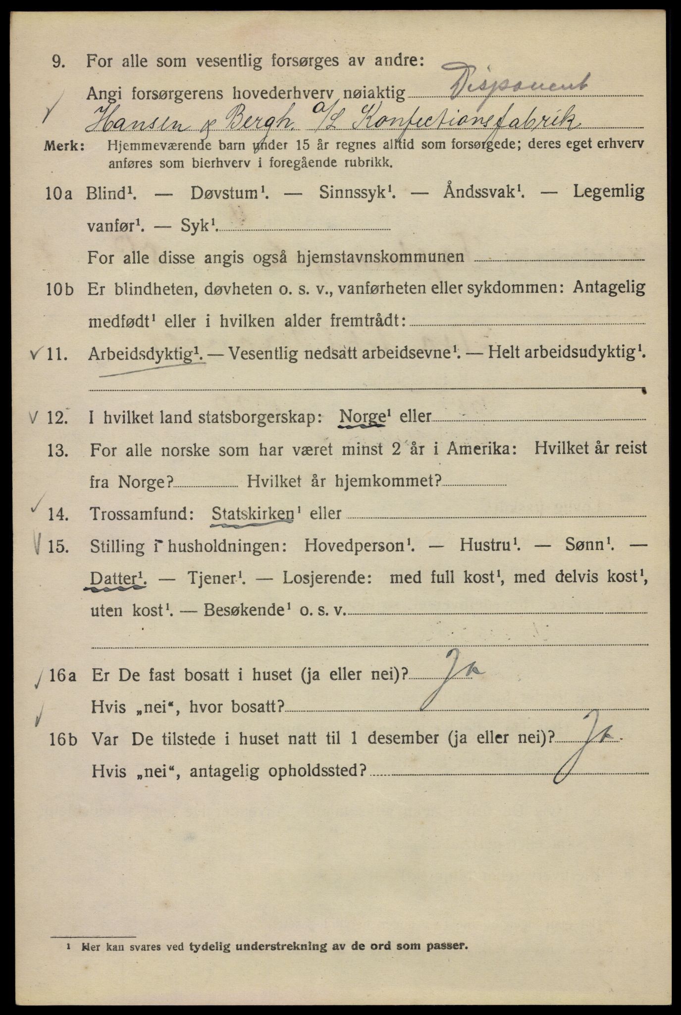 SAO, 1920 census for Kristiania, 1920, p. 225334