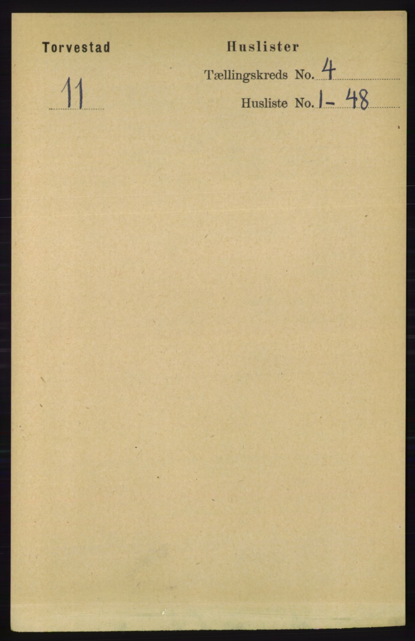 RA, 1891 census for 1152 Torvastad, 1891, p. 1421