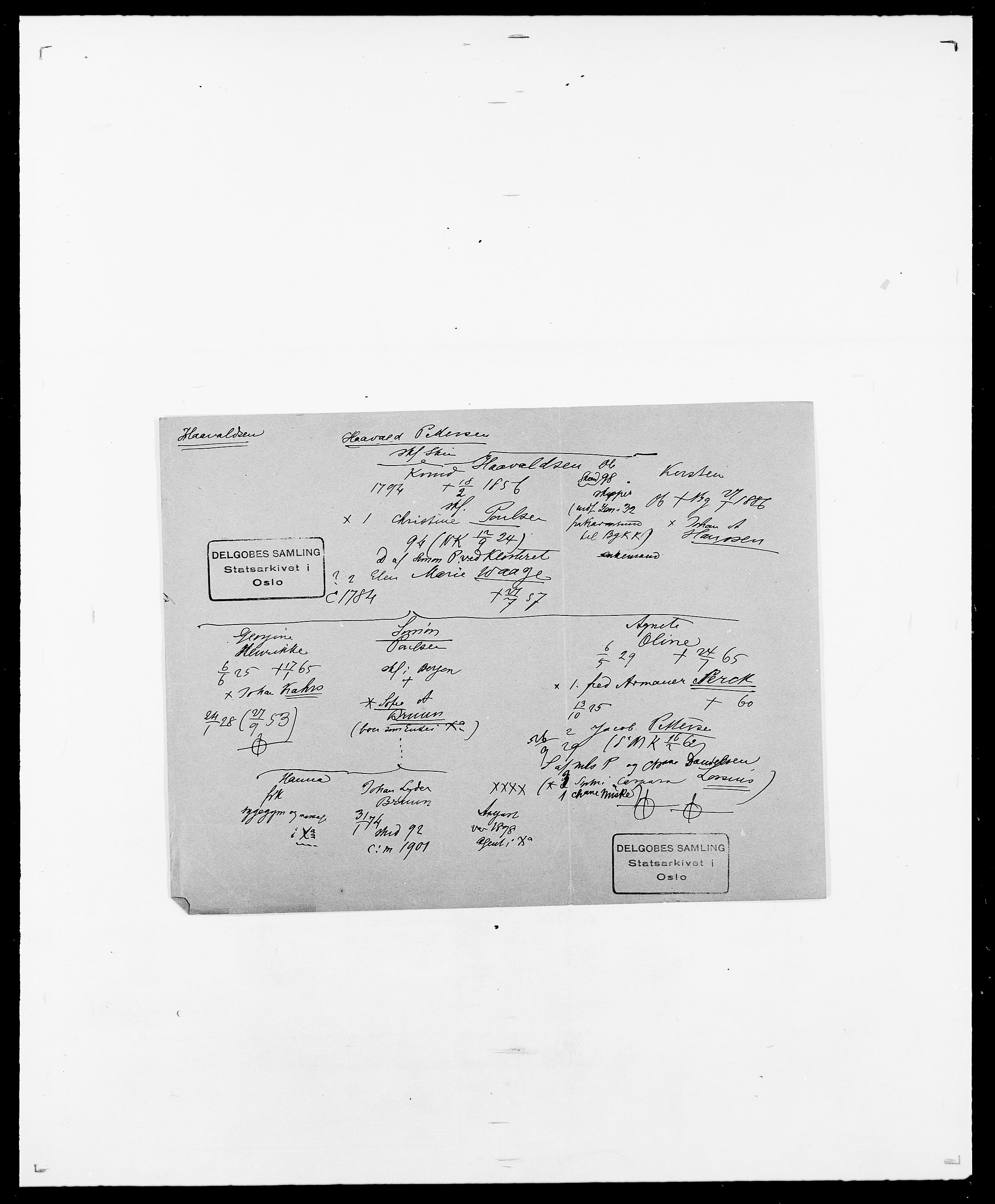 Delgobe, Charles Antoine - samling, AV/SAO-PAO-0038/D/Da/L0015: Grodtshilling - Halvorsæth, p. 622