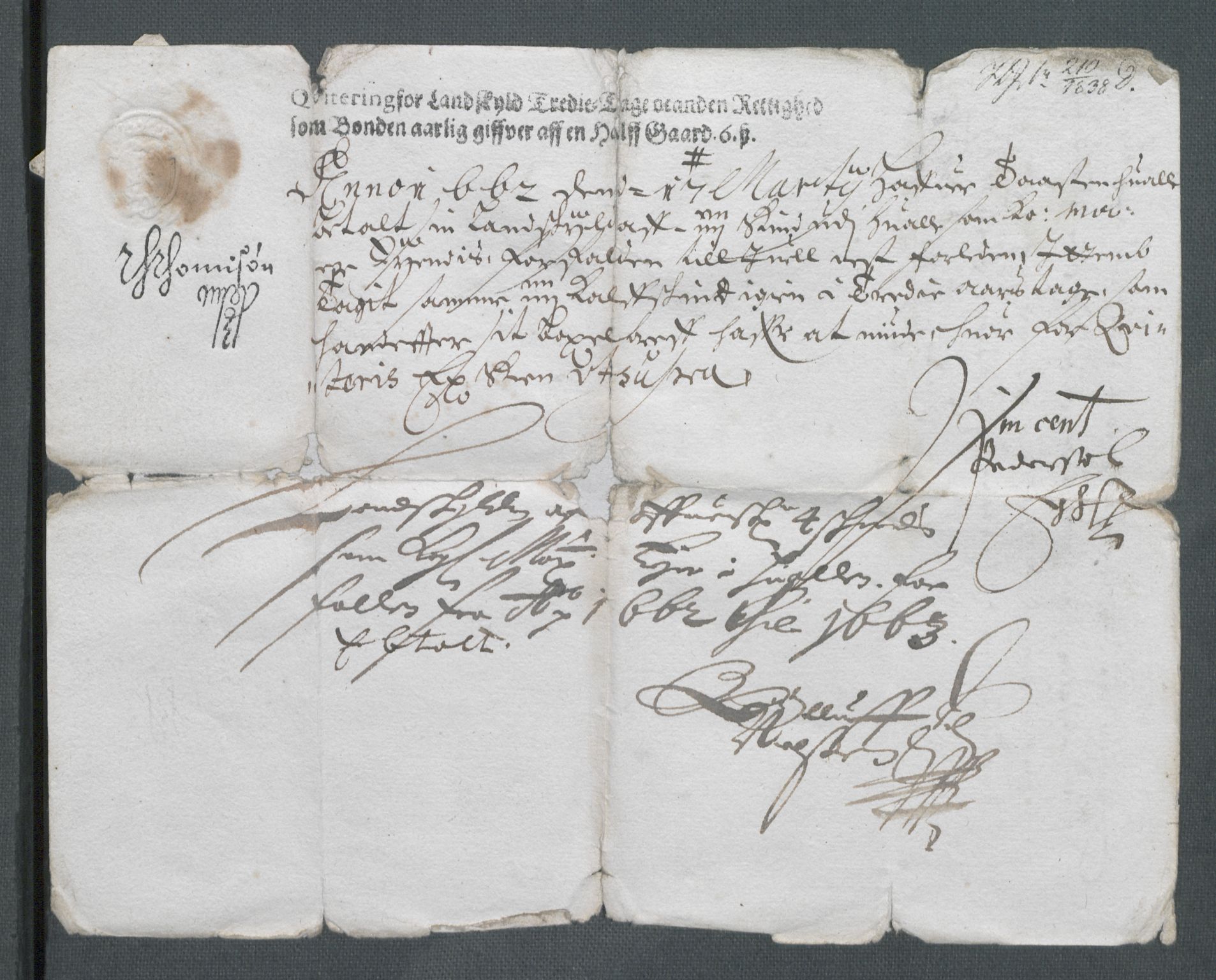 Riksarkivets diplomsamling, AV/RA-EA-5965/F02/L0169: Dokumenter, 1661-1663, p. 90