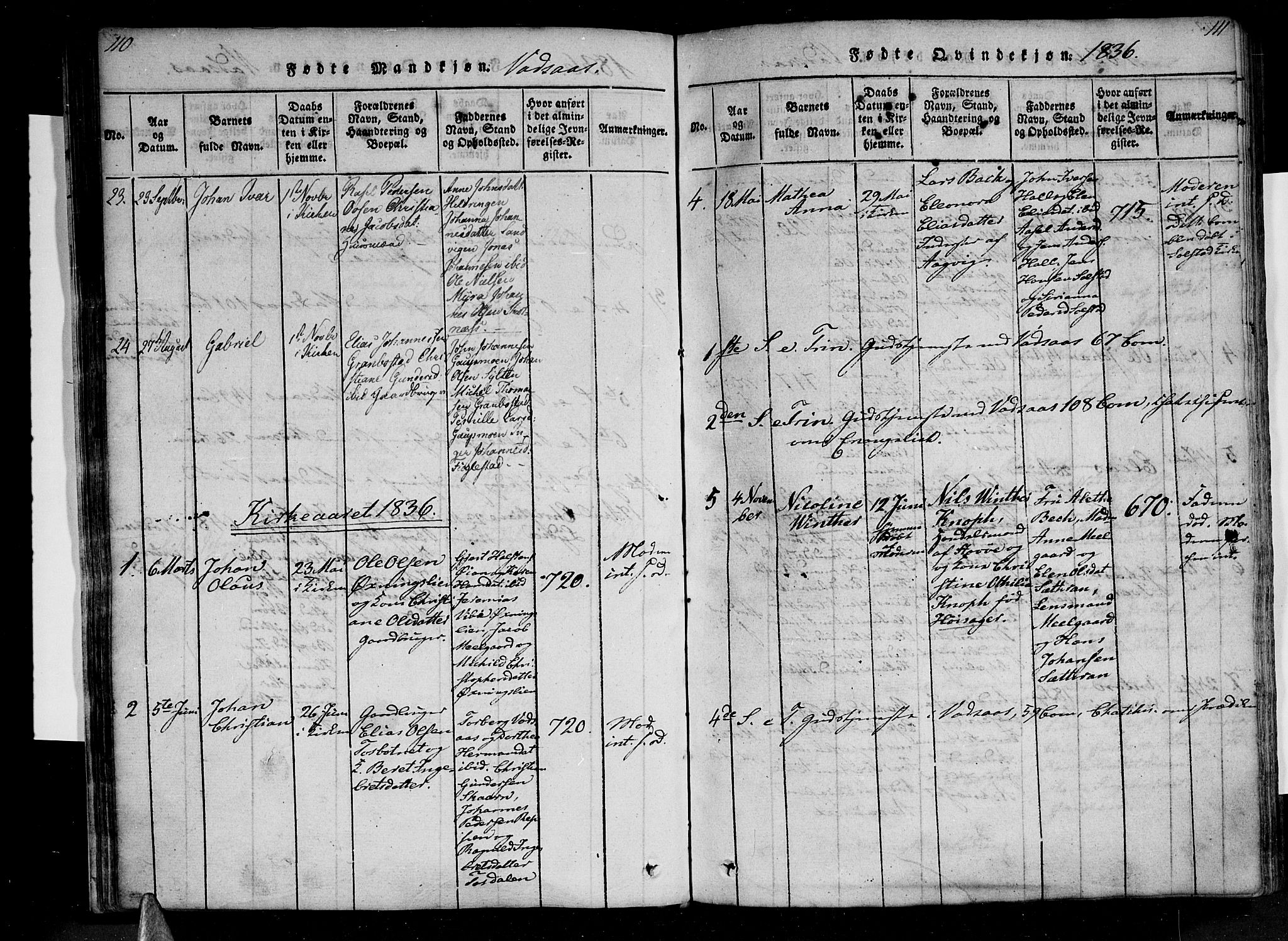 Ministerialprotokoller, klokkerbøker og fødselsregistre - Nordland, AV/SAT-A-1459/810/L0142: Parish register (official) no. 810A06 /1, 1819-1841, p. 110-111