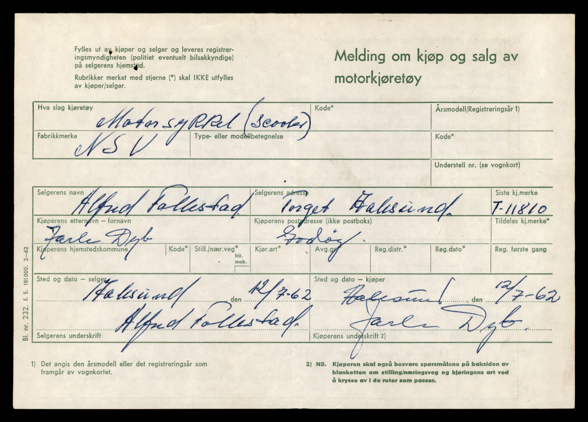 Møre og Romsdal vegkontor - Ålesund trafikkstasjon, AV/SAT-A-4099/F/Fe/L0031: Registreringskort for kjøretøy T 11800 - T 11996, 1927-1998, p. 245
