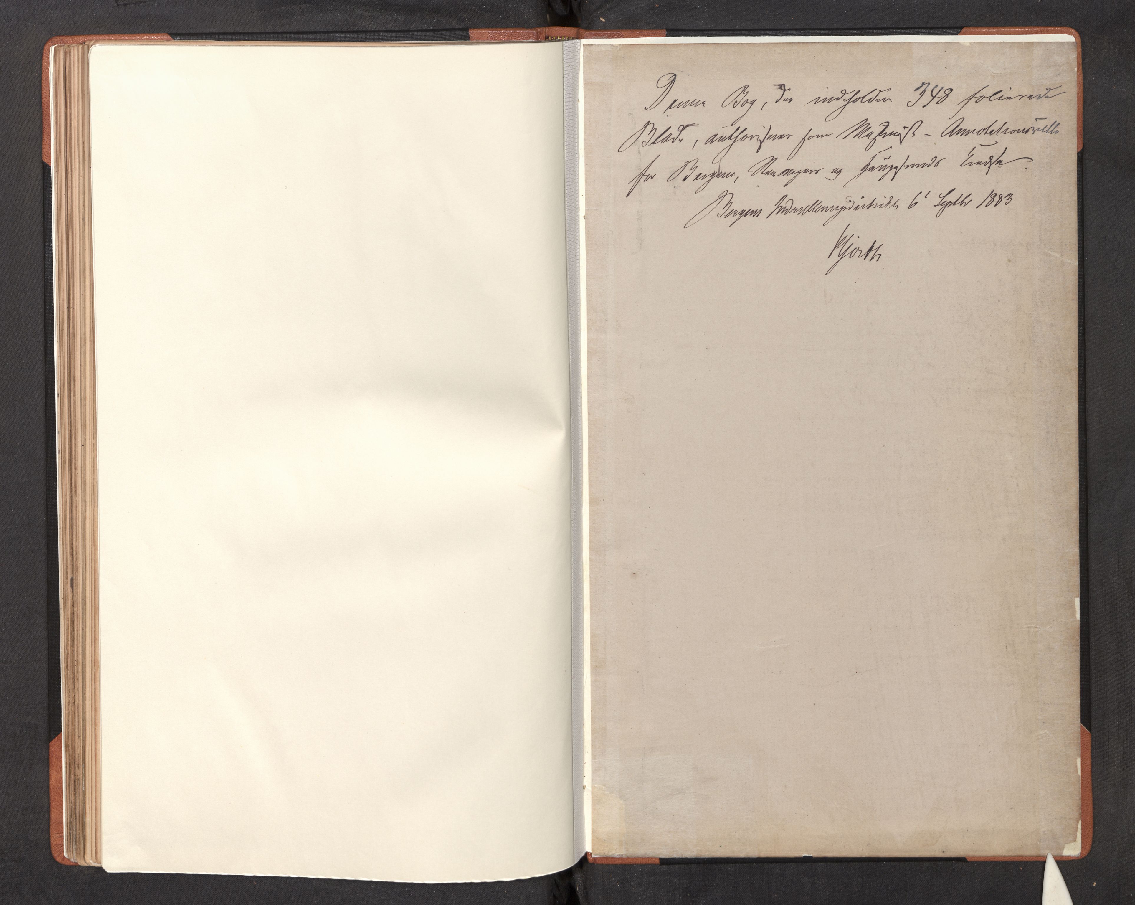 Innrulleringssjefen i Bergen, AV/SAB-A-100050/F/Fb/L0014: Sjøfarts-annotasjonsrulle for maskinister og fyrbøtere, Bergen, Stavanger og Haugesund krets, 1883-1888