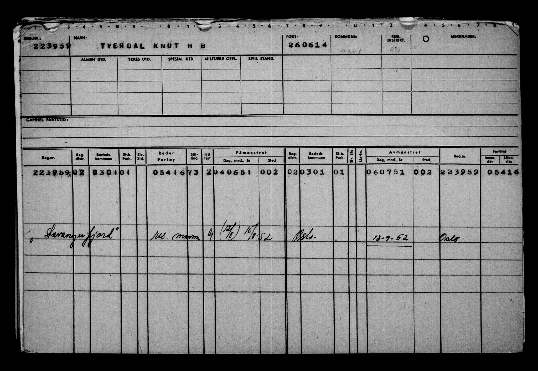 Direktoratet for sjømenn, AV/RA-S-3545/G/Gb/L0122: Hovedkort, 1914, p. 125