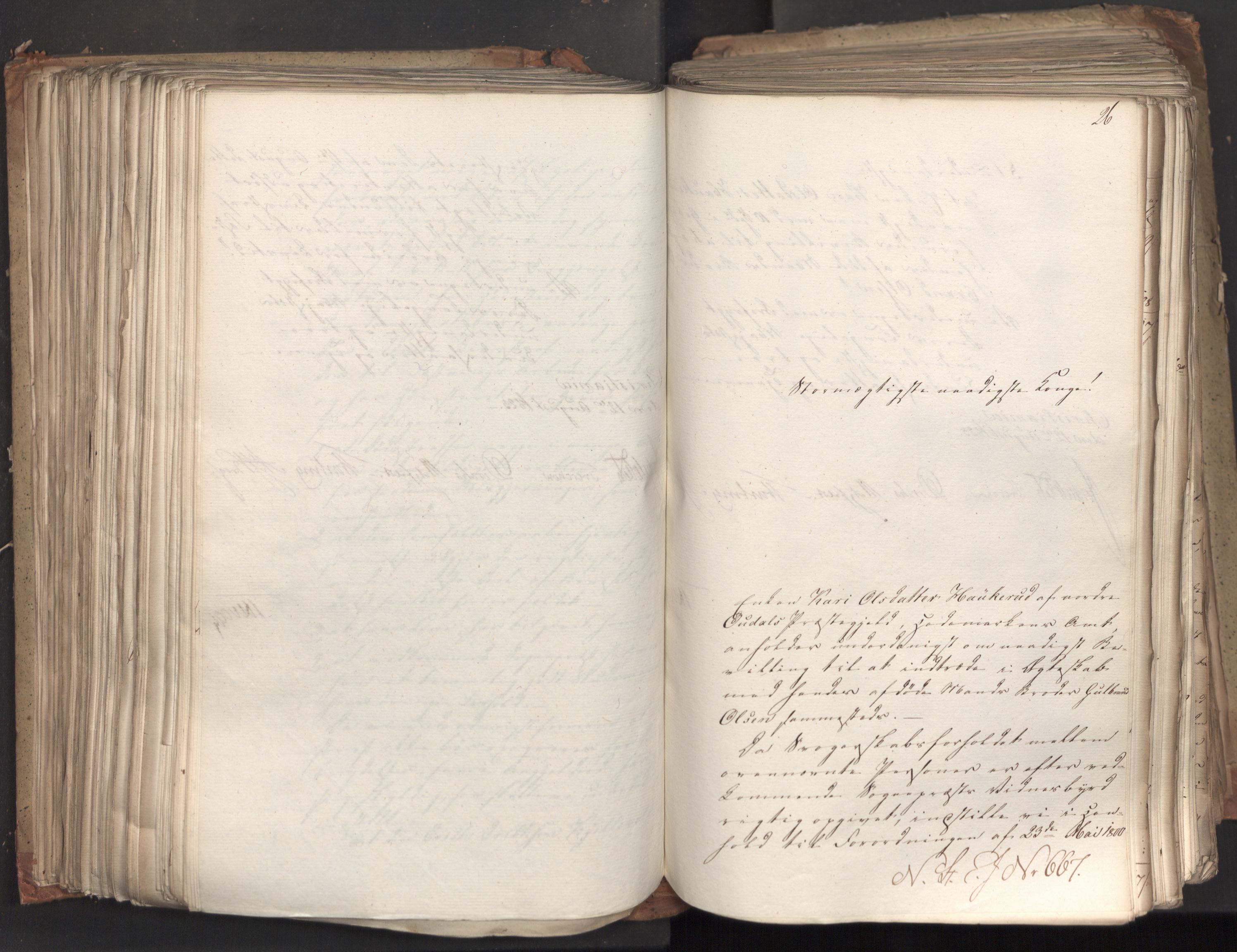 Statsrådsavdelingen i Stockholm, AV/RA-S-1003/D/Da/L0035: Regjeringsinnstillinger nr. 541-840, 1823, p. 324