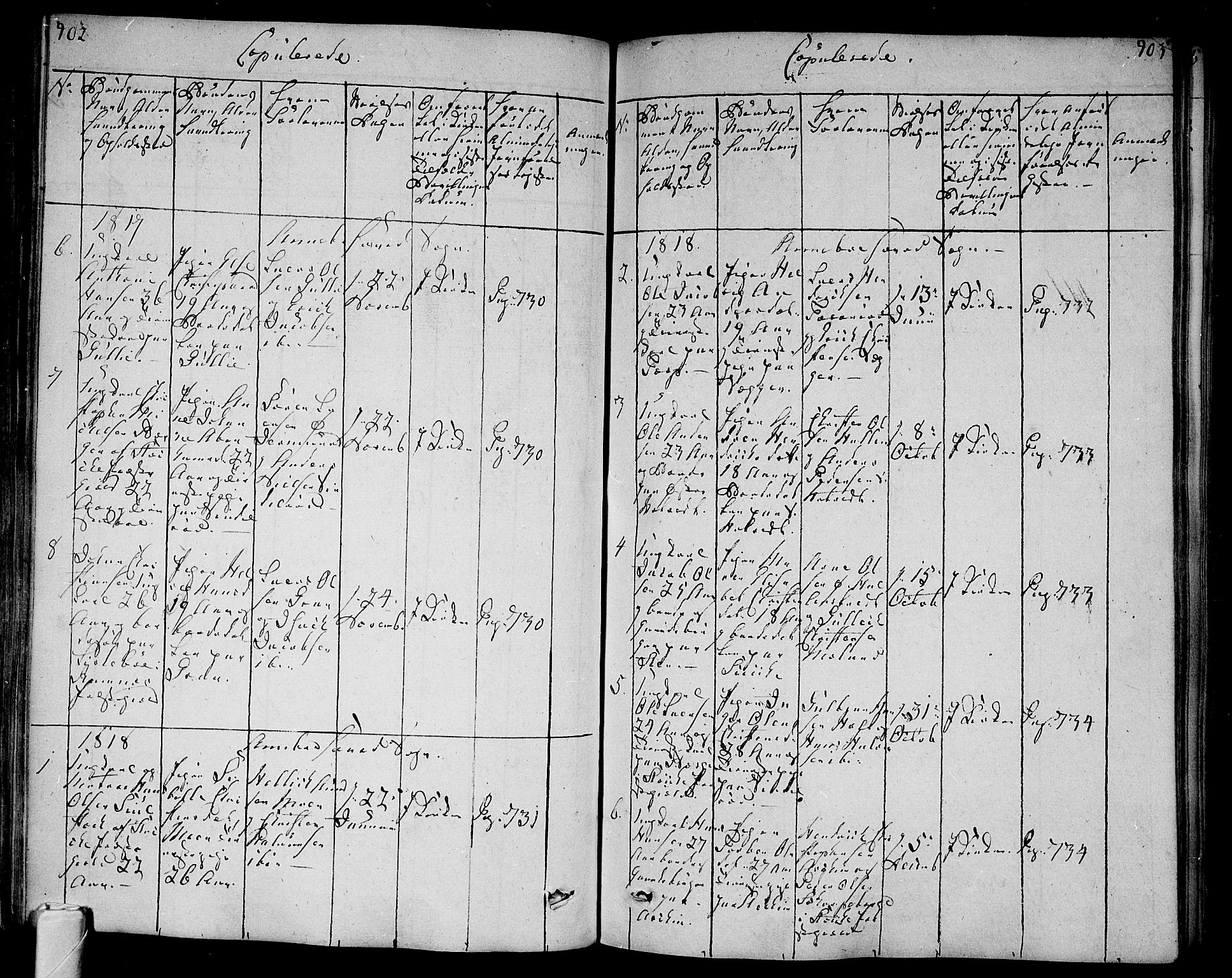 Andebu kirkebøker, AV/SAKO-A-336/F/Fa/L0003: Parish register (official) no. I 3 /1, 1803-1828, p. 402-403