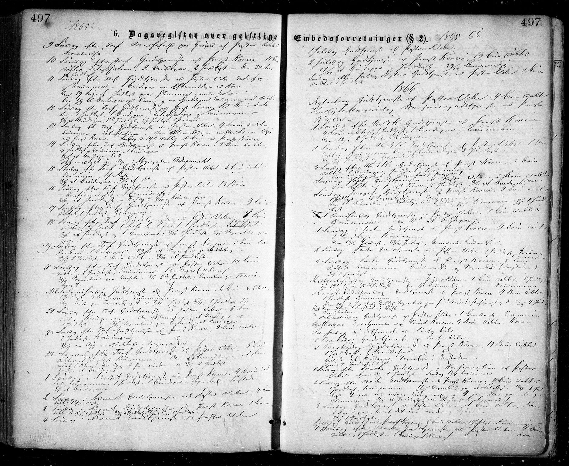 Glemmen prestekontor Kirkebøker, SAO/A-10908/F/Fa/L0008: Parish register (official) no. 8, 1862-1871, p. 497
