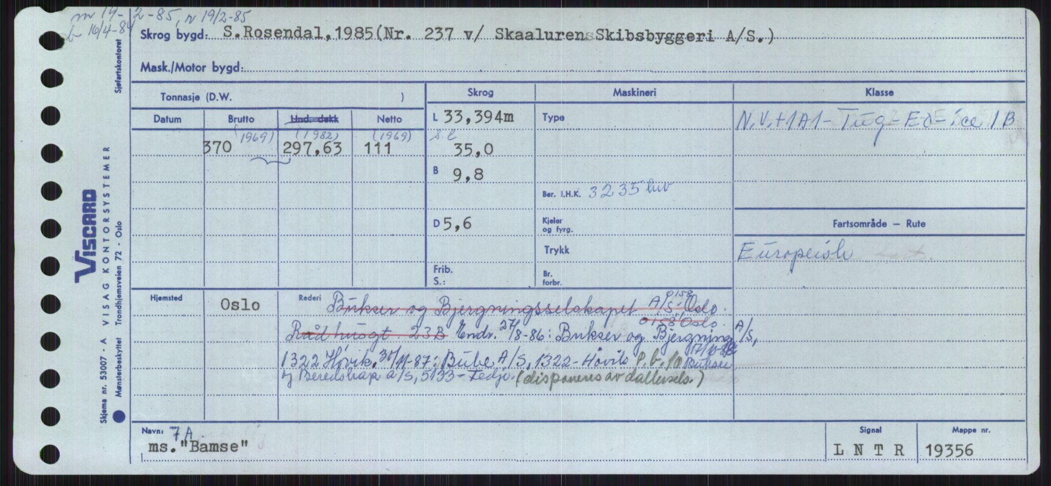 Sjøfartsdirektoratet med forløpere, Skipsmålingen, RA/S-1627/H/Ha/L0001/0001: Fartøy, A-Eig / Fartøy A-Bjøn, p. 627