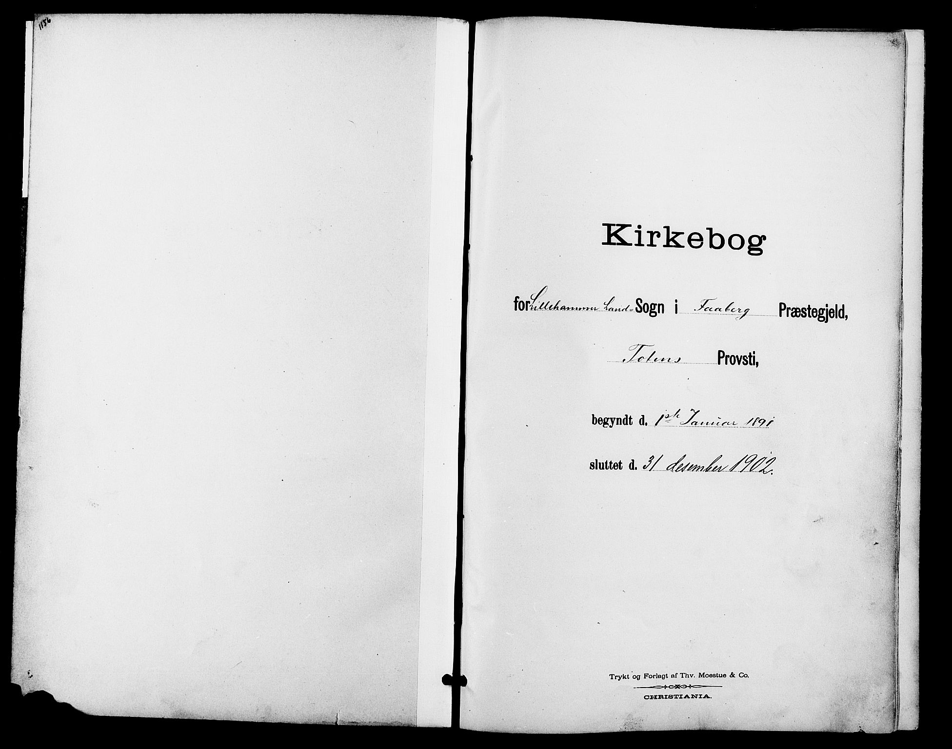 Fåberg prestekontor, SAH/PREST-086/H/Ha/Hab/L0009: Parish register (copy) no. 9, 1891-1902