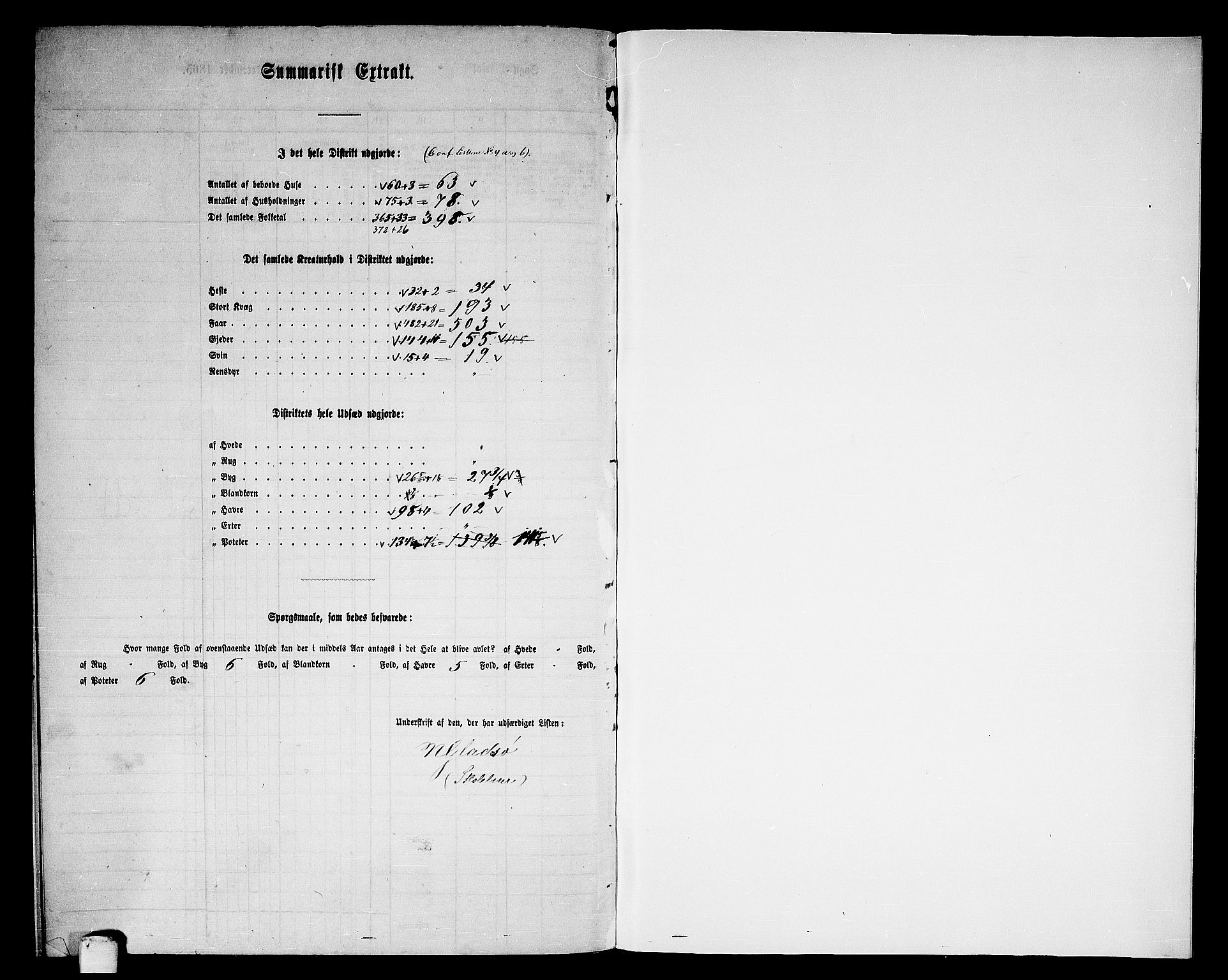 RA, 1865 census for Kolvereid, 1865, p. 93