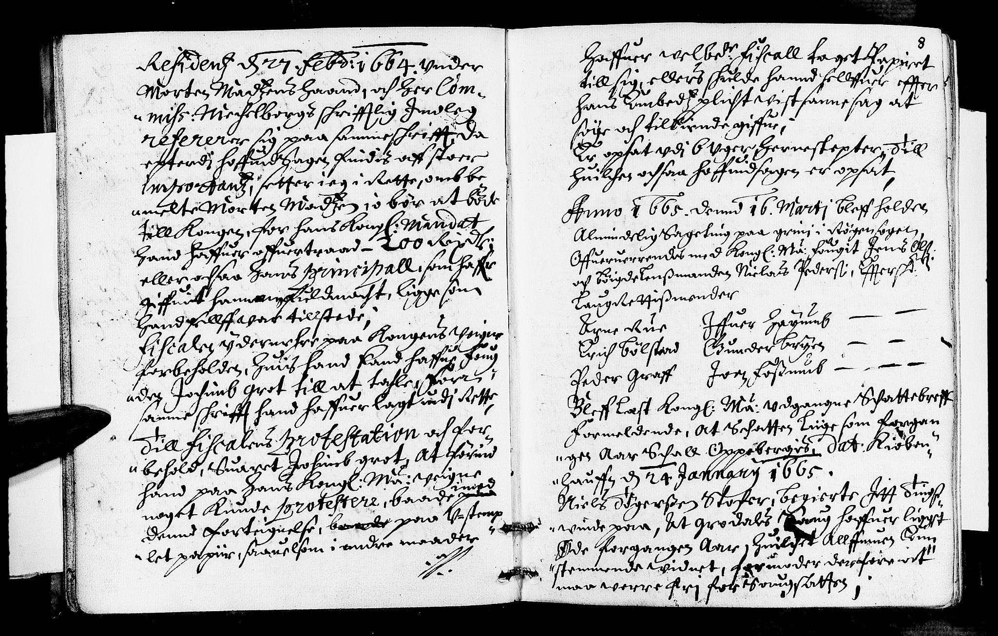 Lier, Røyken og Hurum sorenskriveri, SAKO/A-89/F/Fa/L0006: Tingbok, 1665-1666, p. 8
