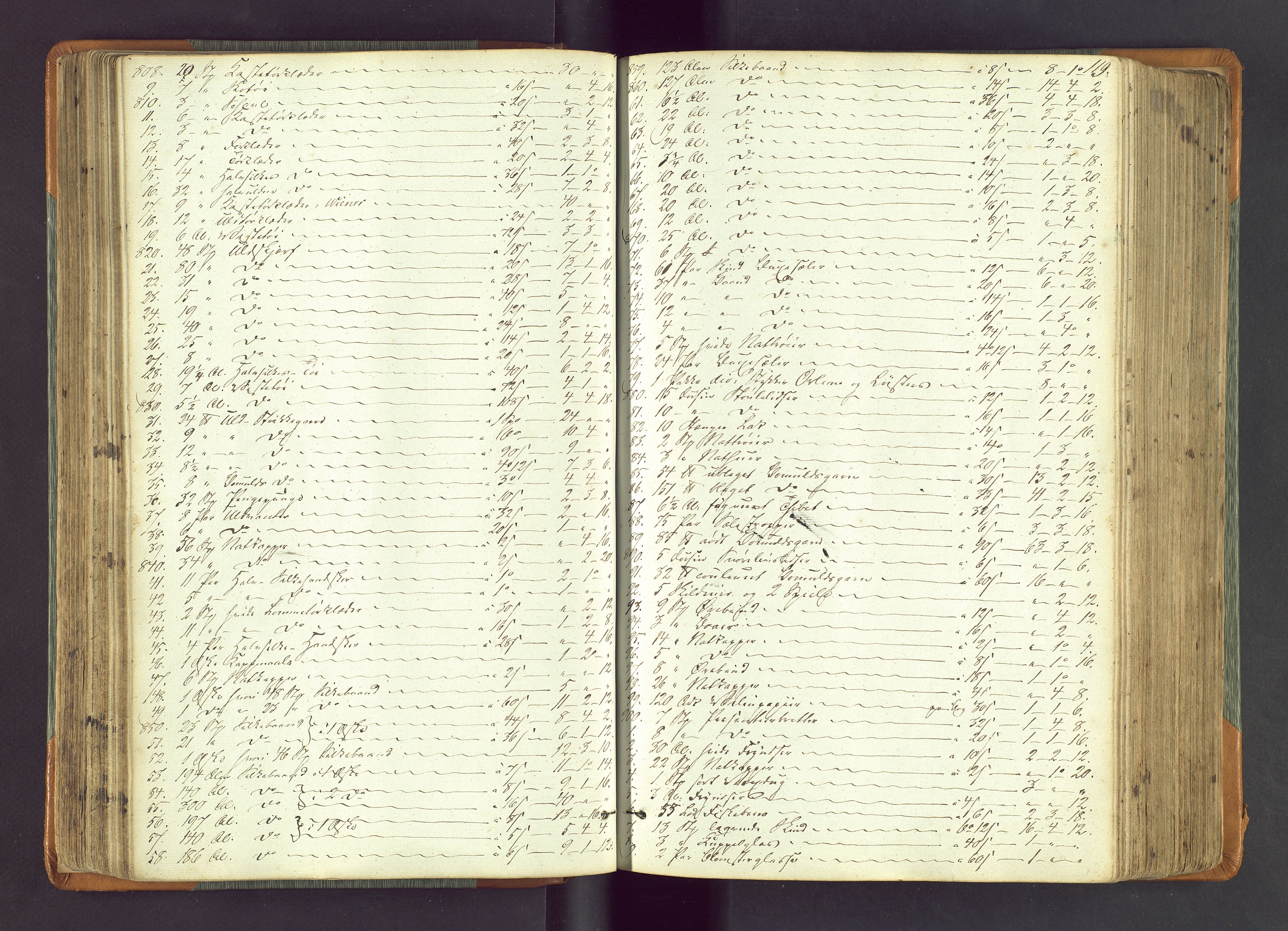 Stavanger byfogd, AV/SAST-A-101408/001/5/50/503BA/L0002: Registreringsprotokoll, 1846-1864, p. 119
