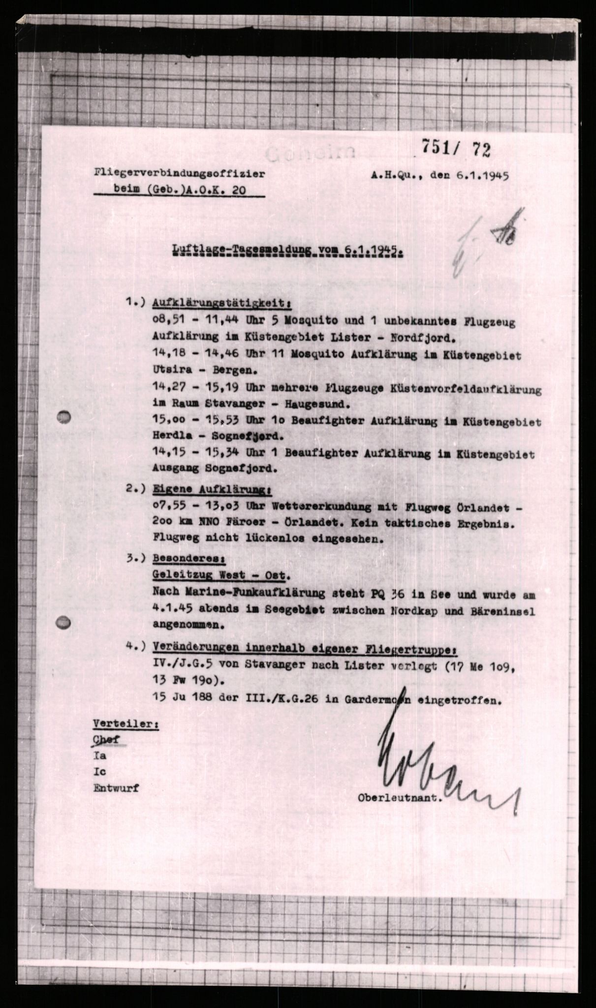 Forsvarets Overkommando. 2 kontor. Arkiv 11.4. Spredte tyske arkivsaker, AV/RA-RAFA-7031/D/Dar/Dara/L0006: Krigsdagbøker for 20. Gebirgs-Armee-Oberkommando (AOK 20), 1945, p. 178