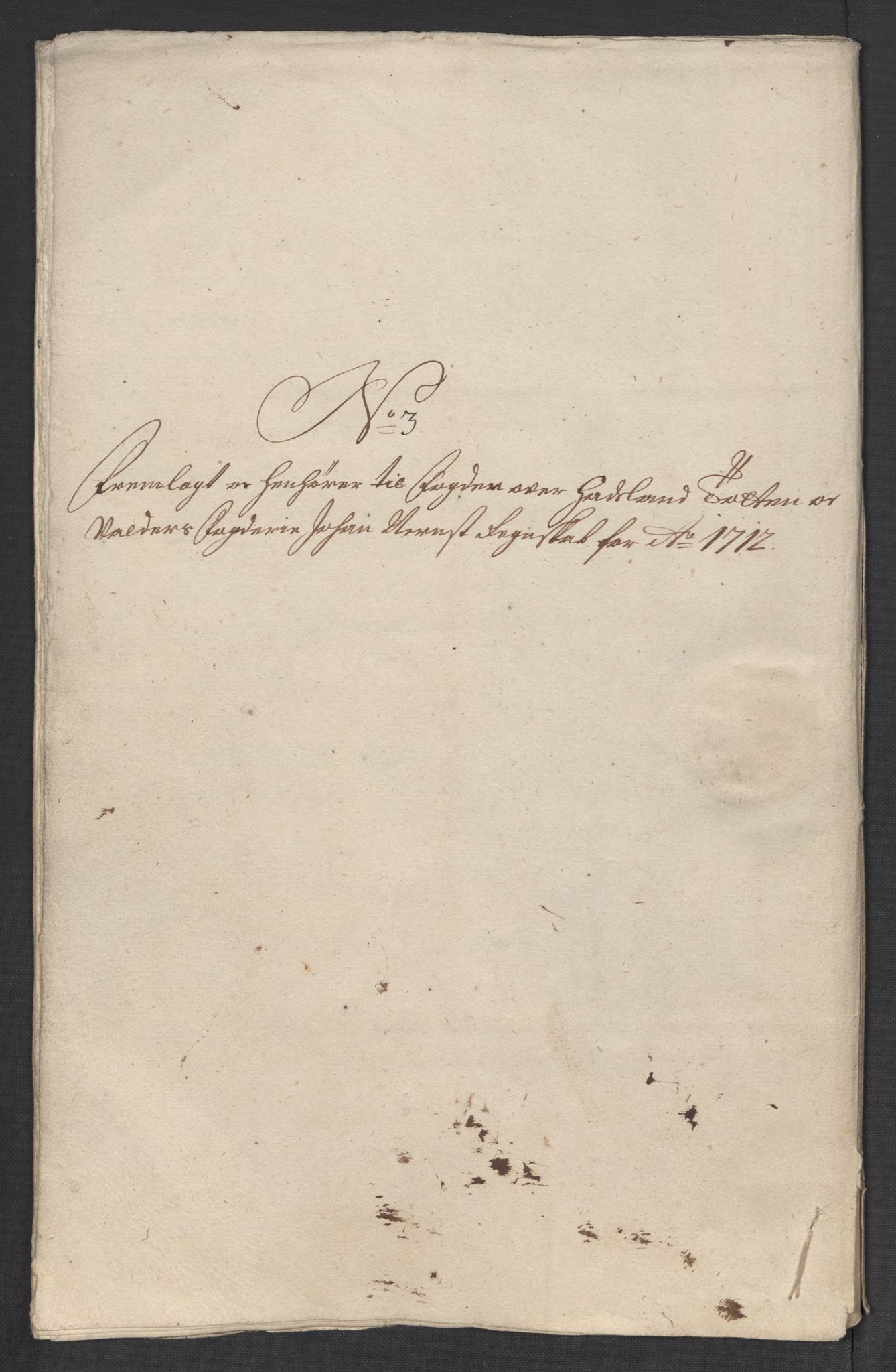 Rentekammeret inntil 1814, Reviderte regnskaper, Fogderegnskap, AV/RA-EA-4092/R18/L1309: Fogderegnskap Hadeland, Toten og Valdres, 1712, p. 258