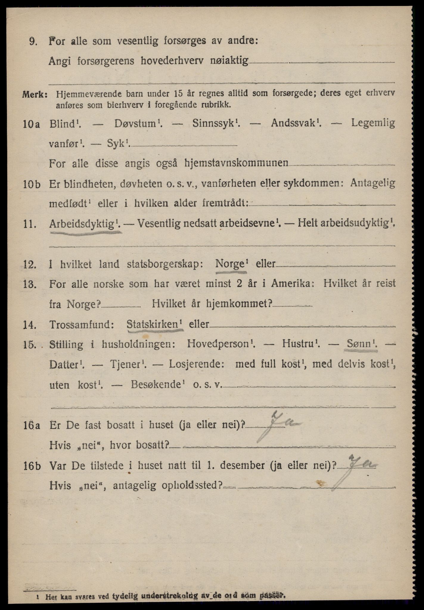 SAT, 1920 census for Vatne, 1920, p. 1817