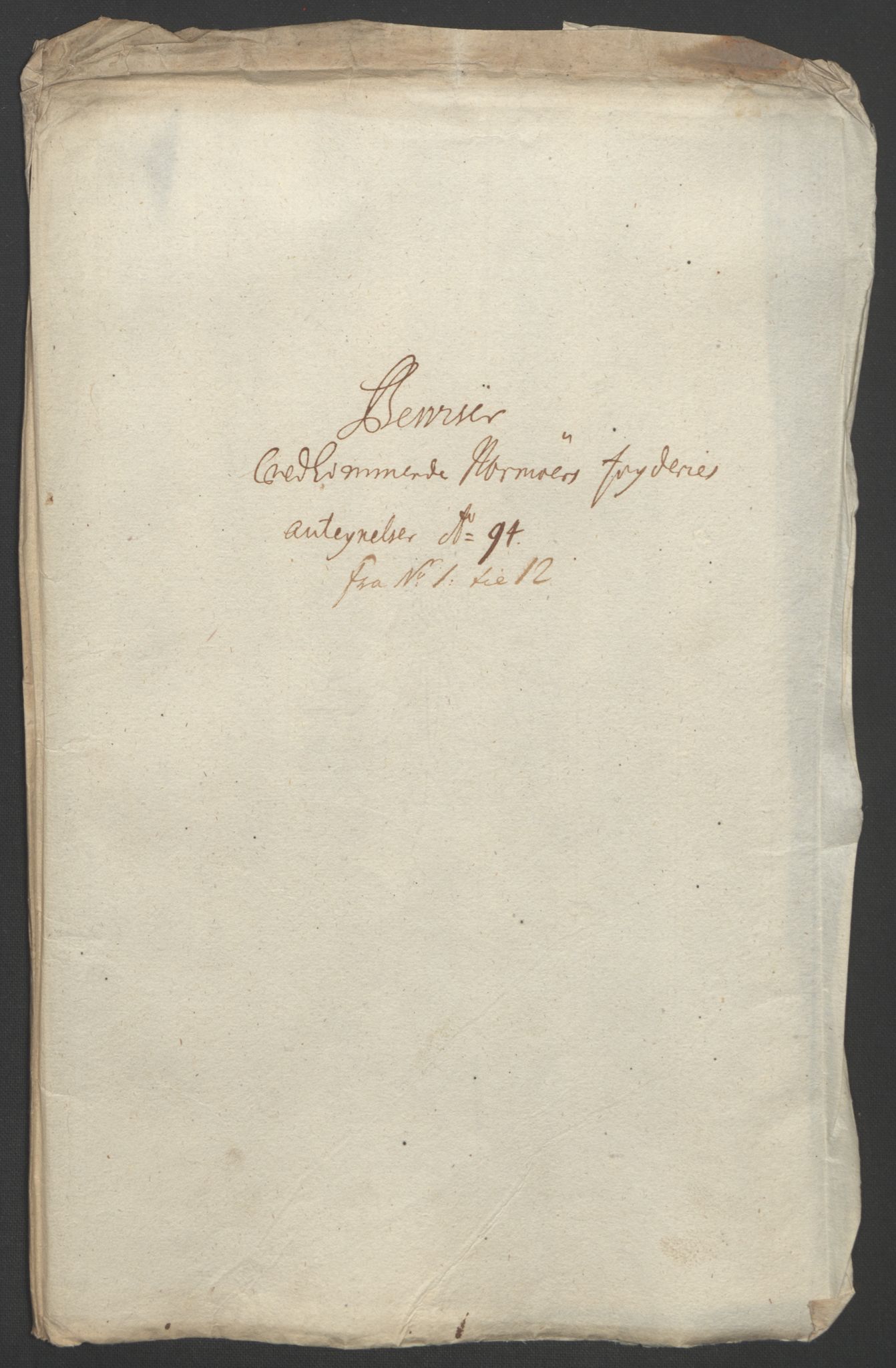 Rentekammeret inntil 1814, Reviderte regnskaper, Fogderegnskap, AV/RA-EA-4092/R56/L3736: Fogderegnskap Nordmøre, 1694-1696, p. 139