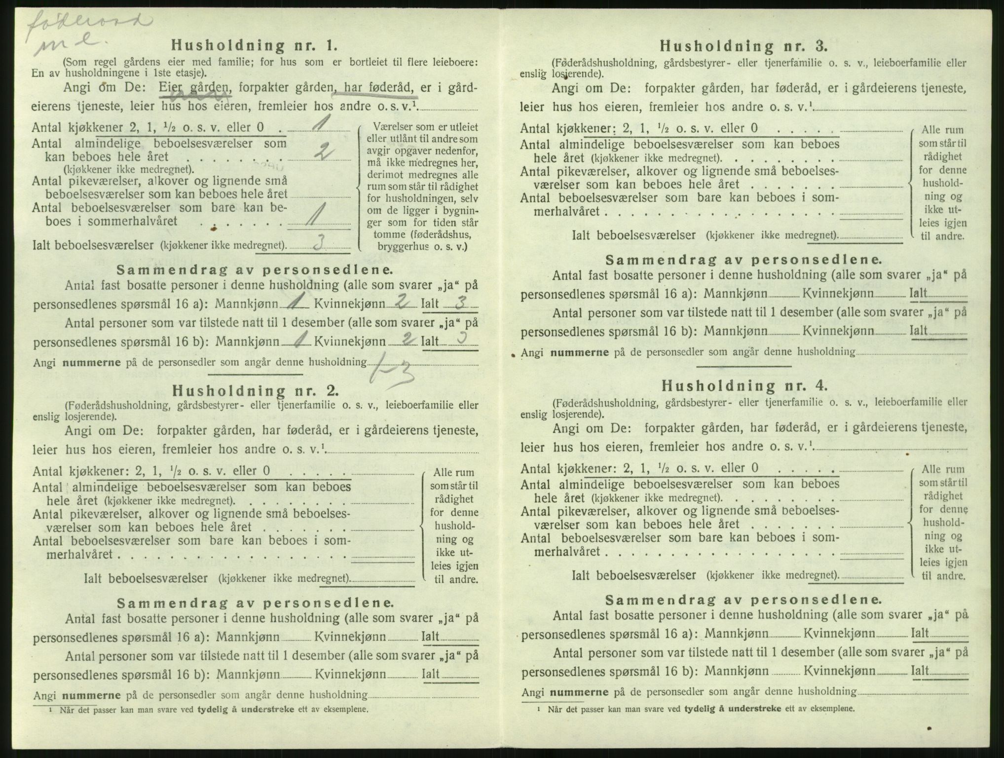 SAT, 1920 census for Ørsta, 1920, p. 597