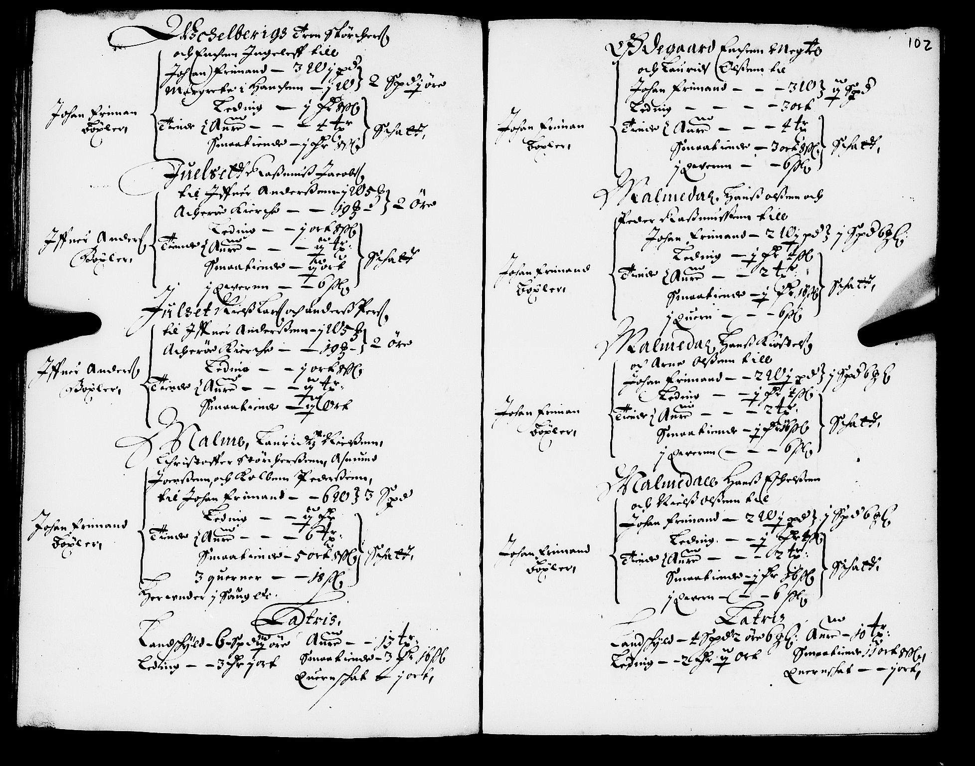 Rentekammeret inntil 1814, Realistisk ordnet avdeling, AV/RA-EA-4070/N/Nb/Nba/L0048: Romsdal fogderi, 1669, p. 101b-102a