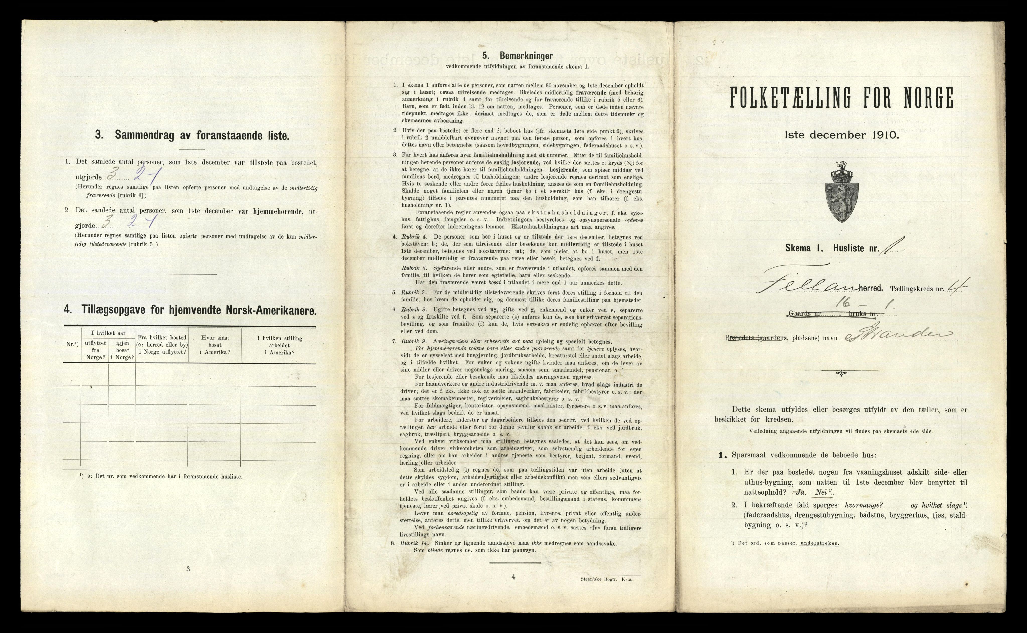 RA, 1910 census for Fillan, 1910, p. 271