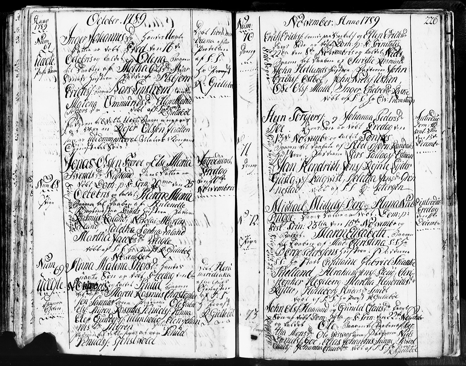 Domkirken sokneprestkontor, SAST/A-101812/001/30/30BB/L0004: Parish register (copy) no. B 4, 1752-1790, p. 226